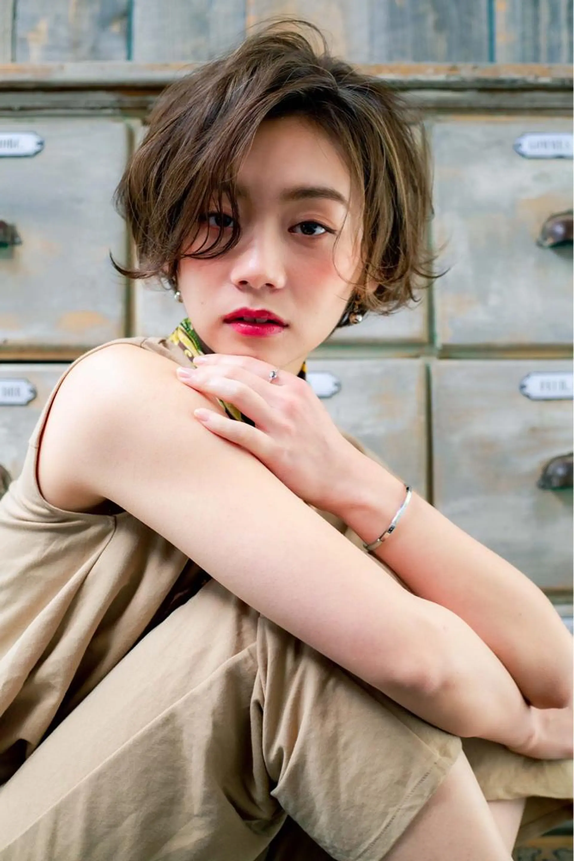 ショート ショートヘア ❣️韓国レイヤー ❣️渡部晃輝のヘアスタイル