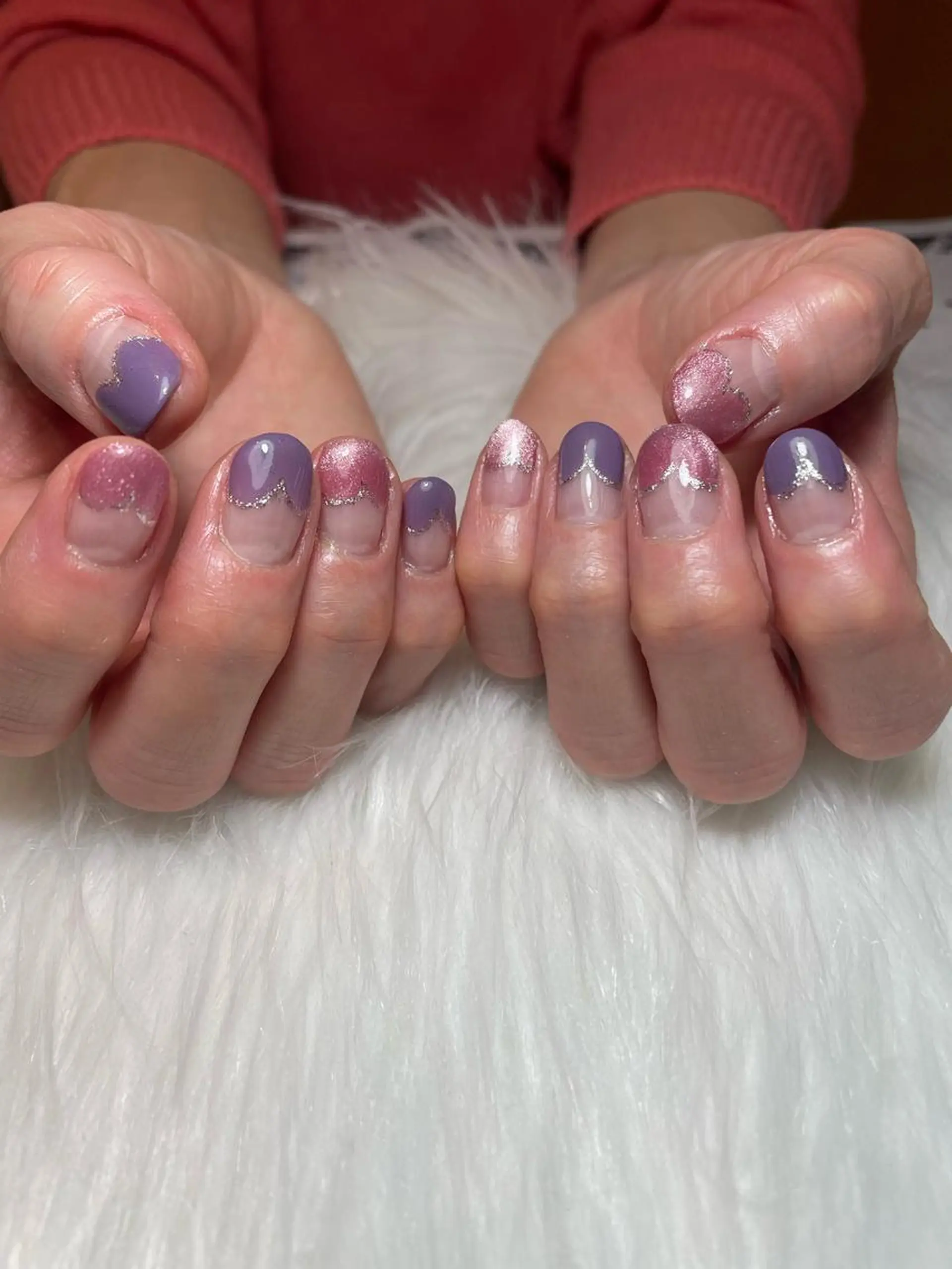 ネイル フレンチネイル 大袋駅東口徒歩2分 alivioのネイルデザイン