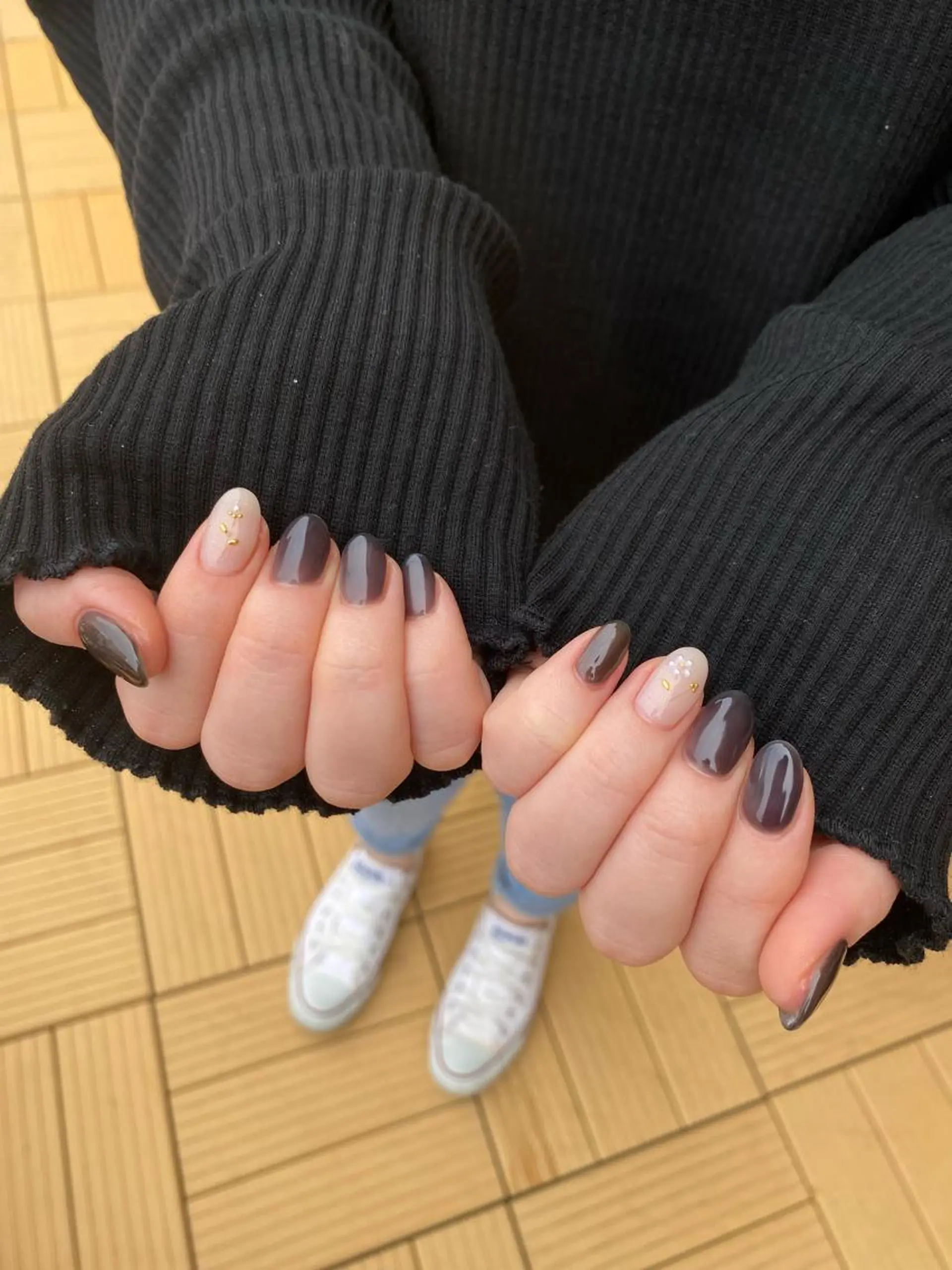 ネイル クリアネイル ホワイト ハンドネイル フットネイル Bianca 美浜店 masuのネイルデザイン