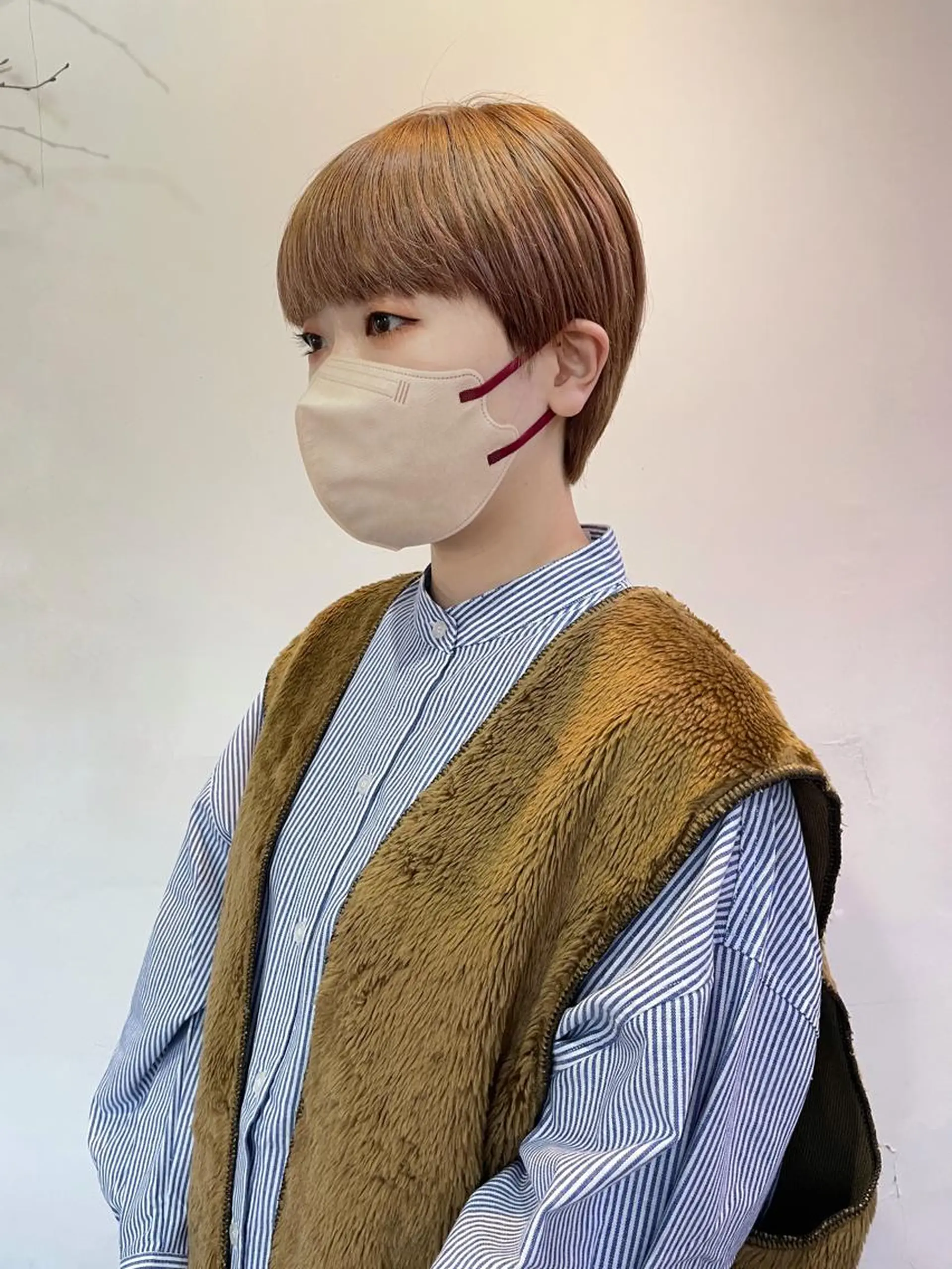 ショート カラー silo所属・silo MOKA 顔周りカット🦦のヘアスタイル