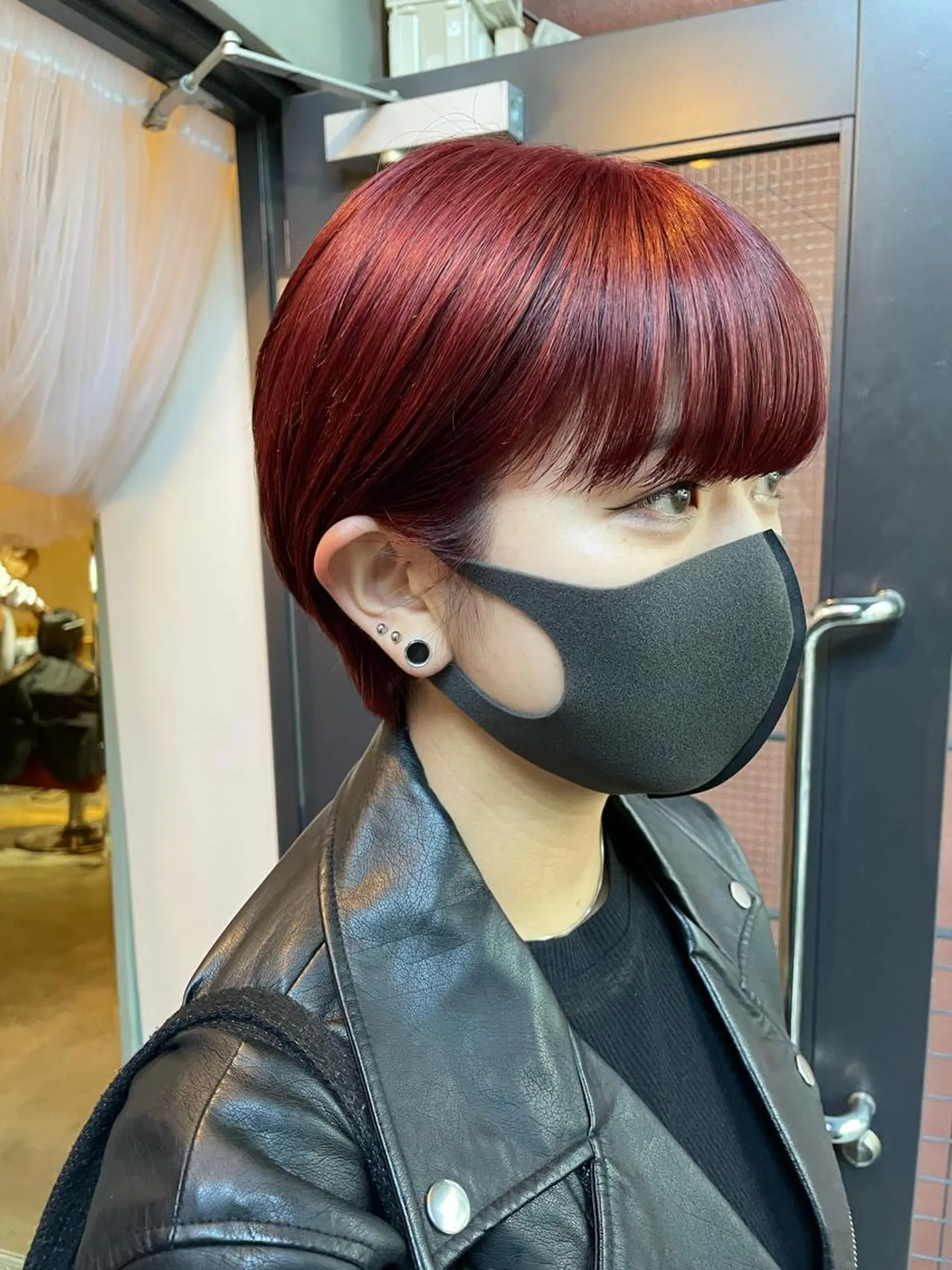 ショート カラー ヘアカラー 京都美容師 塩のヘアスタイル