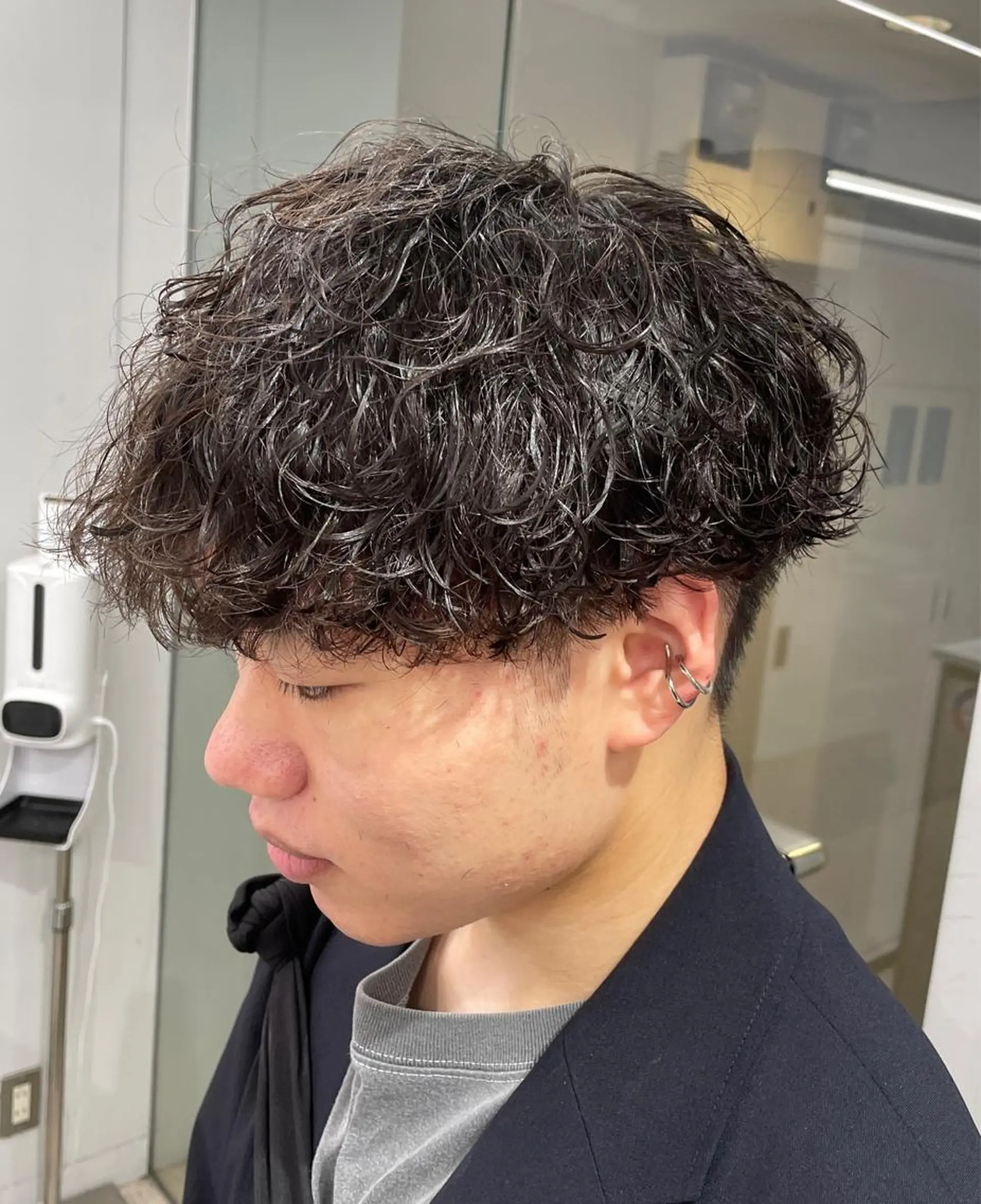 パーマ メンズ カット パーマ メンズスタイリスト✨ 助川龍哉のヘアスタイル