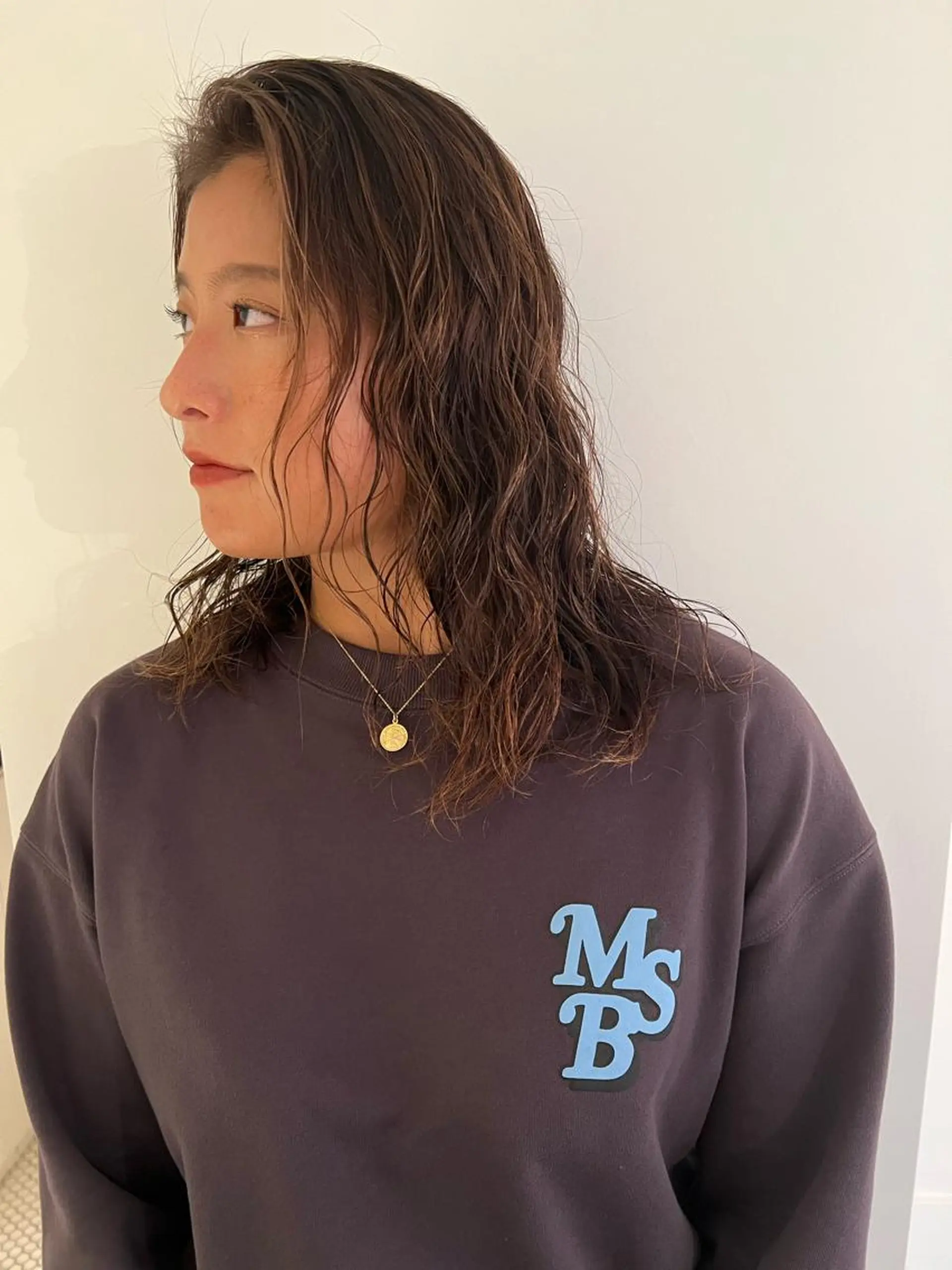パーマ パーマ ブリーチカラー🎀 寺門美優のヘアスタイル