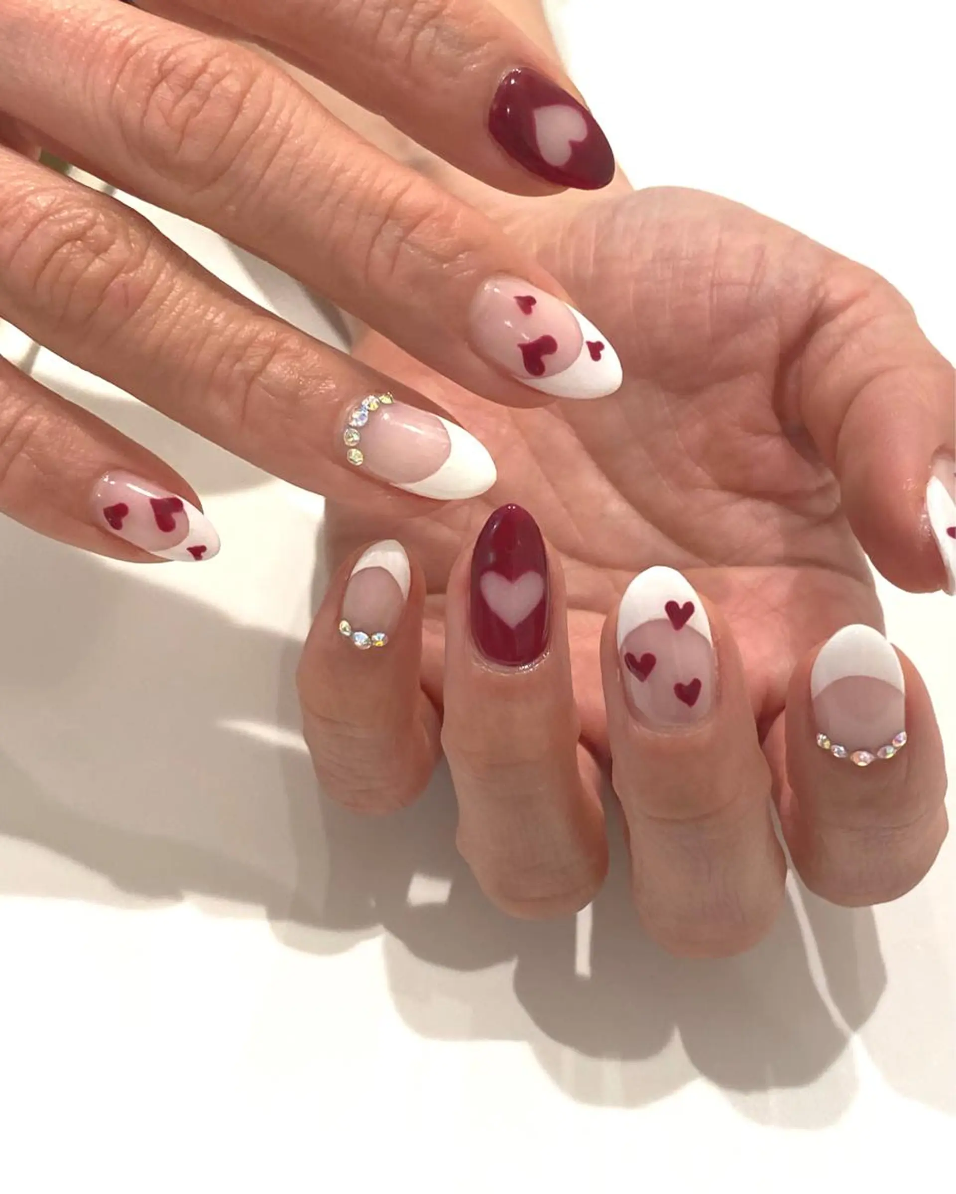 ネイル ストーンネイル ハンドネイル Ann. nail.tokyo所属・Ann nailのネイルデザイン