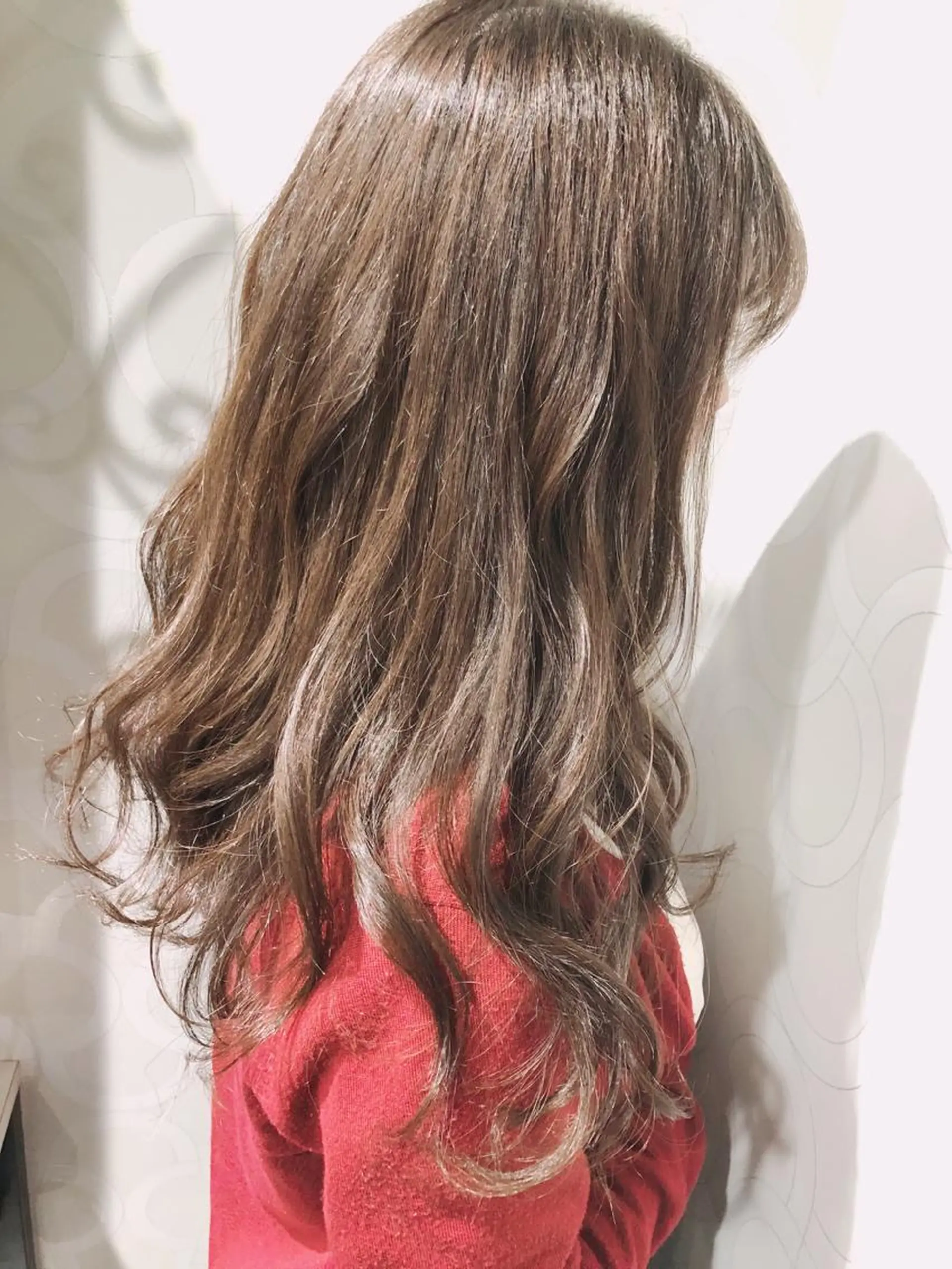 ロング カラー ベージュカラー ブリーチ 艶髪モテヘア ♡tomimaのヘアスタイル