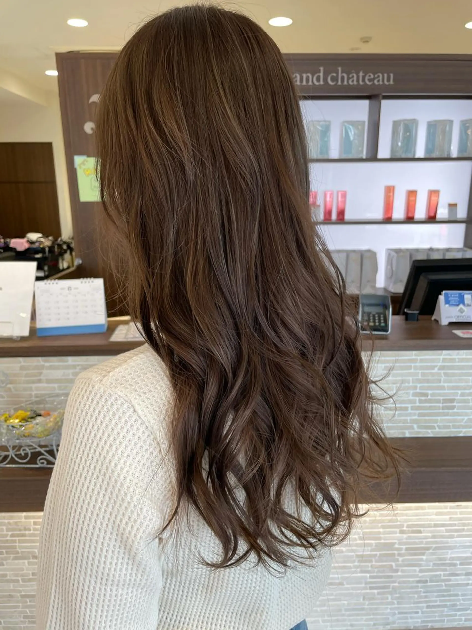 ロング ハイライト 髪質改善 トリートメント 韓国風ヘア♡ runaのヘアスタイル