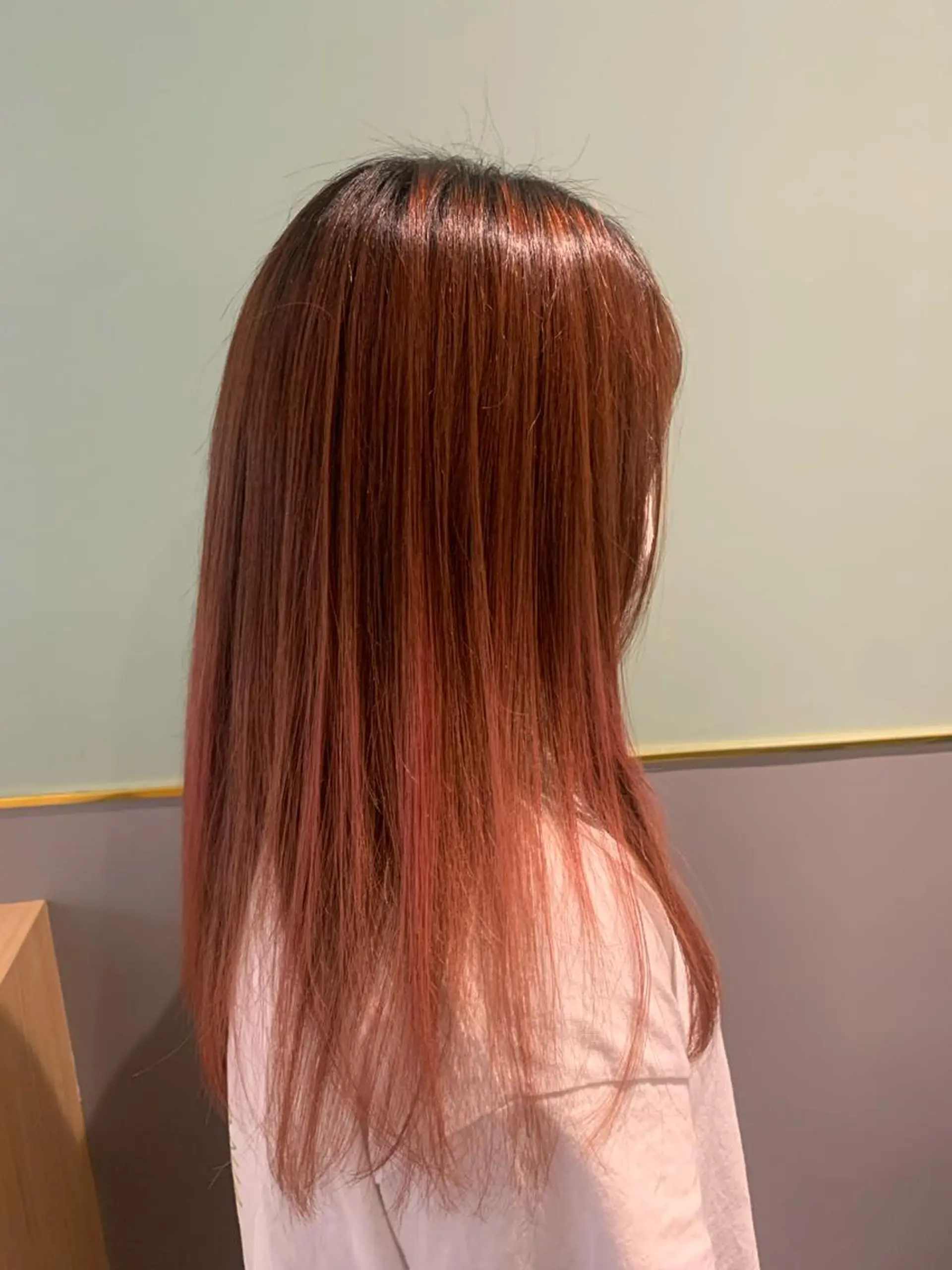 セミロング カット 縮毛矯正 トリートメント ハイトーン/メンズ/ ウルフ特化 小松のヘアスタイル