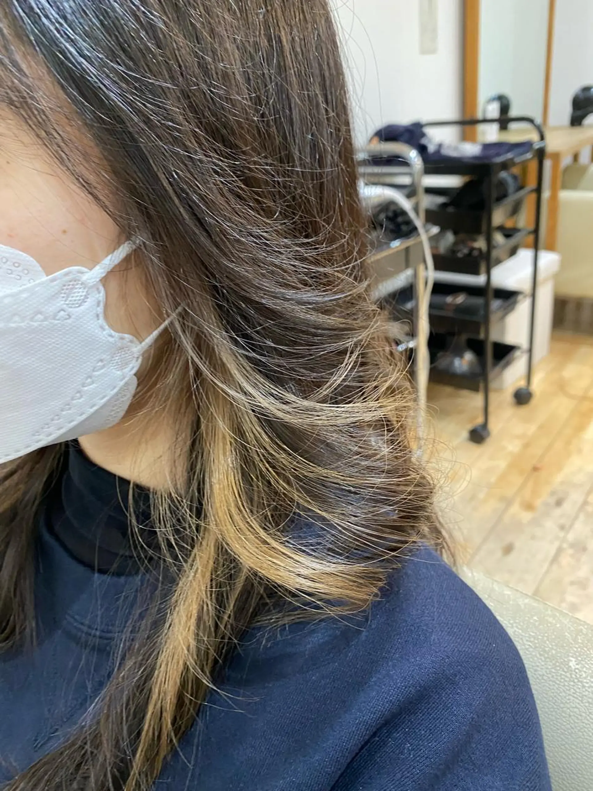 ミディアム カラー 銀座⚜️【脱白髪染め 美髪矯正】トグチのヘアスタイル