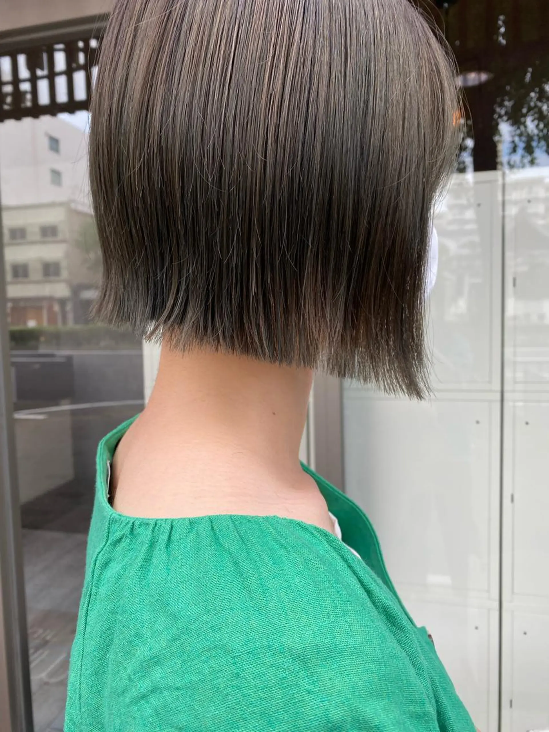 ミディアム カラー ブリーチ オリーブカラー ヘアカラー ｲﾁｶﾜ ﾐｵ/ minim hairのヘアスタイル
