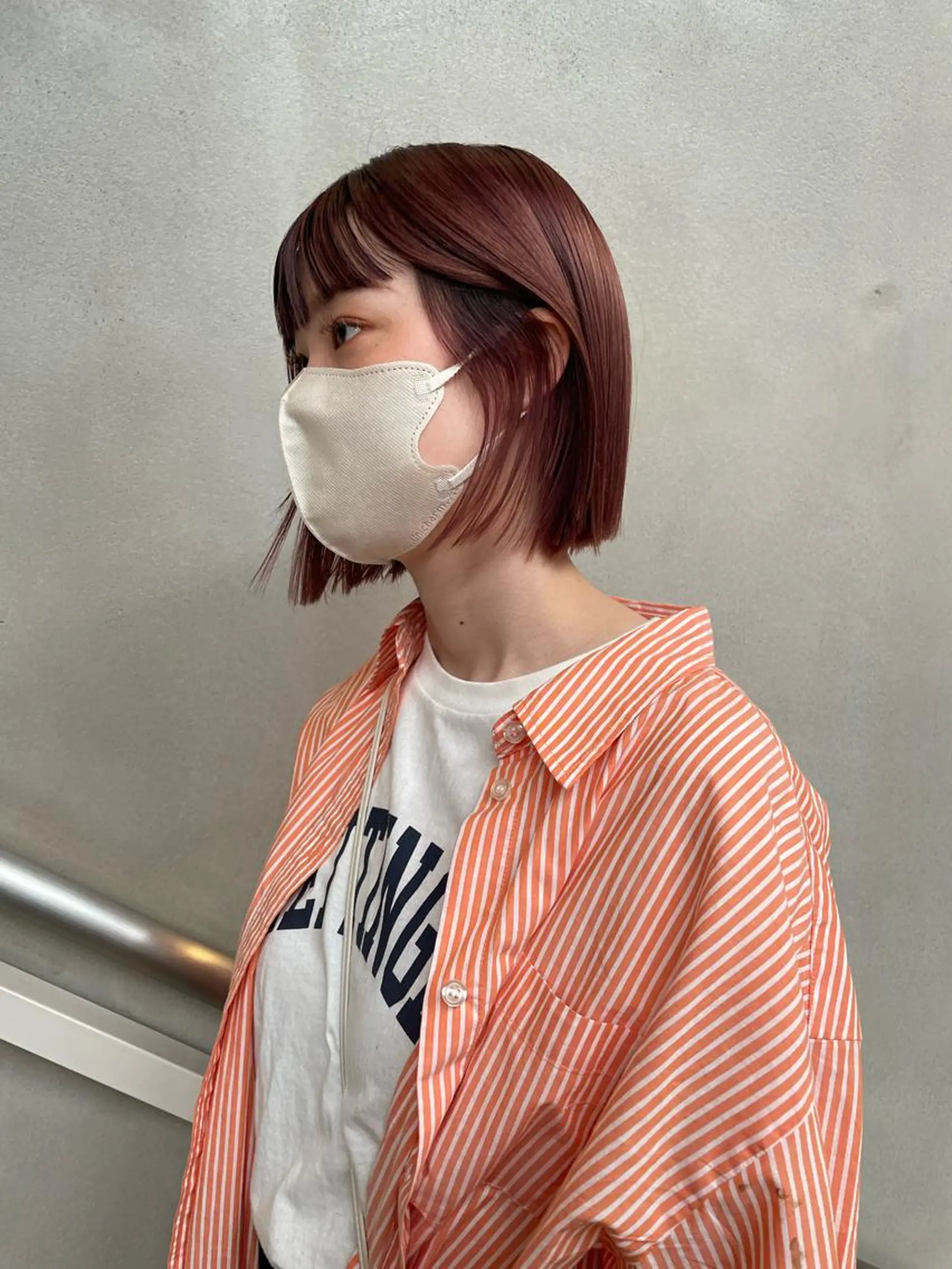 ミディアム カラー 佐藤 永夏のヘアスタイル