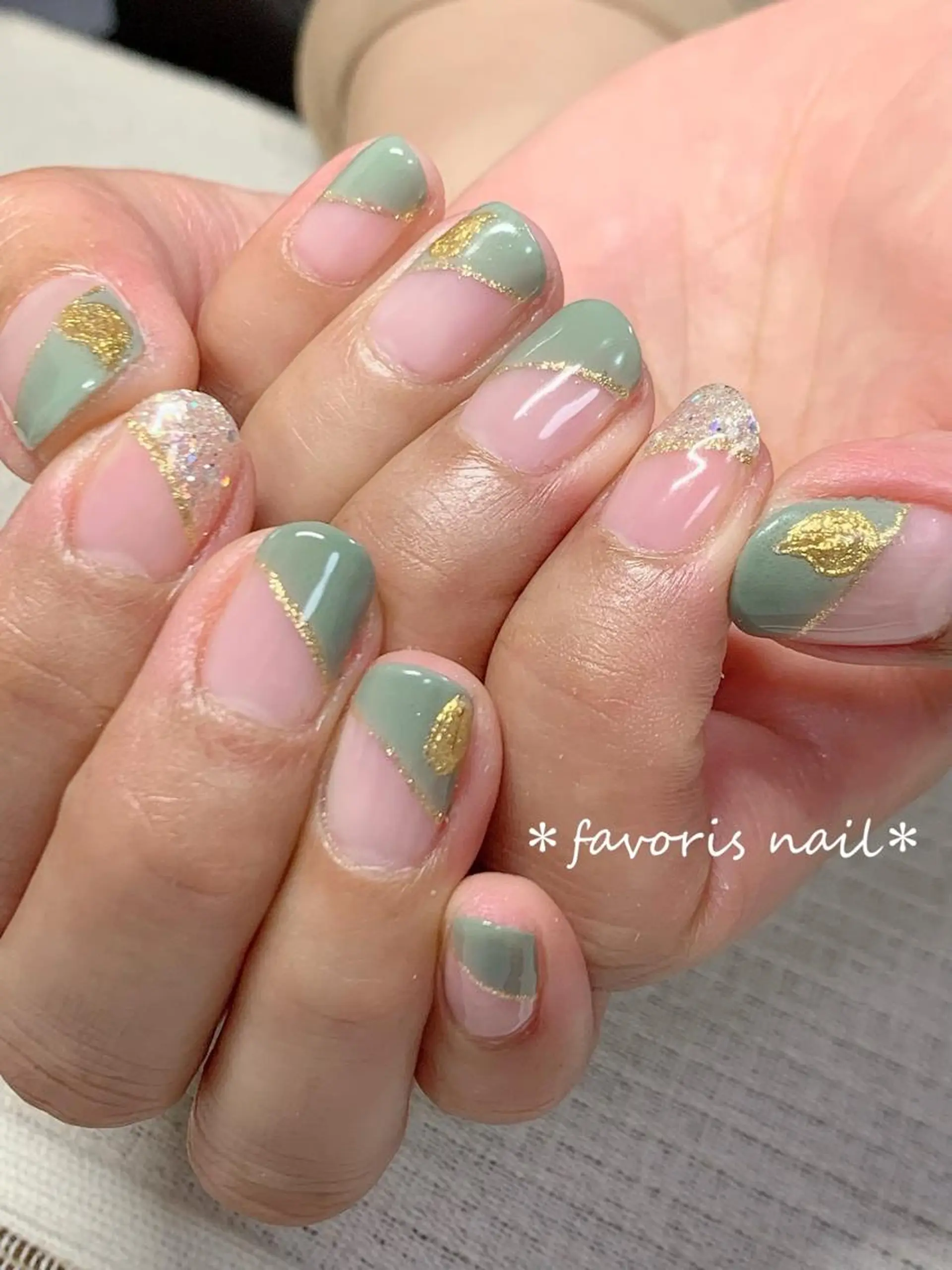 ネイル ハンドネイル favoris nail🌼のネイルデザイン