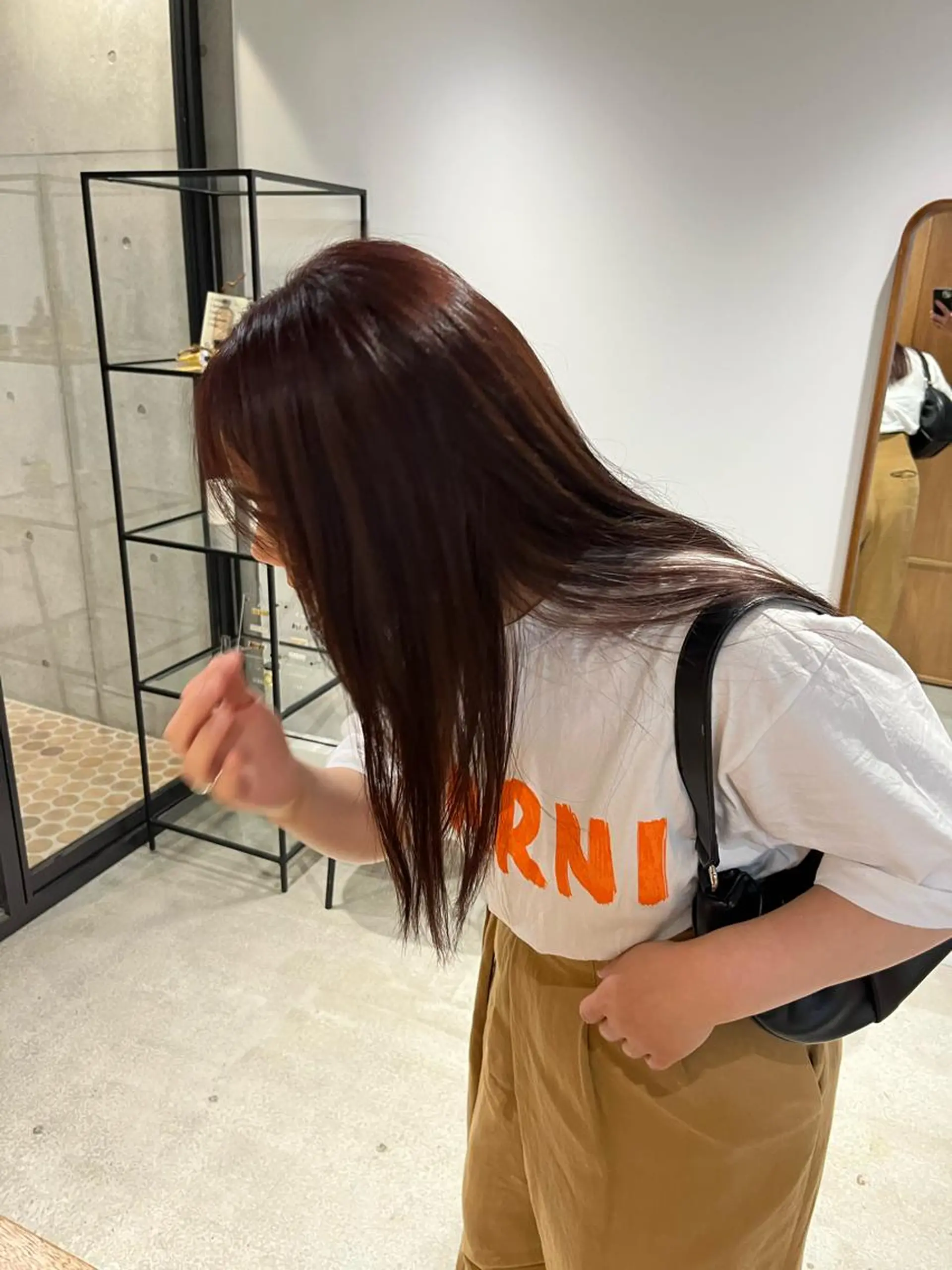 セミロング ヘアカラー 佐藤 将斗のヘアスタイル