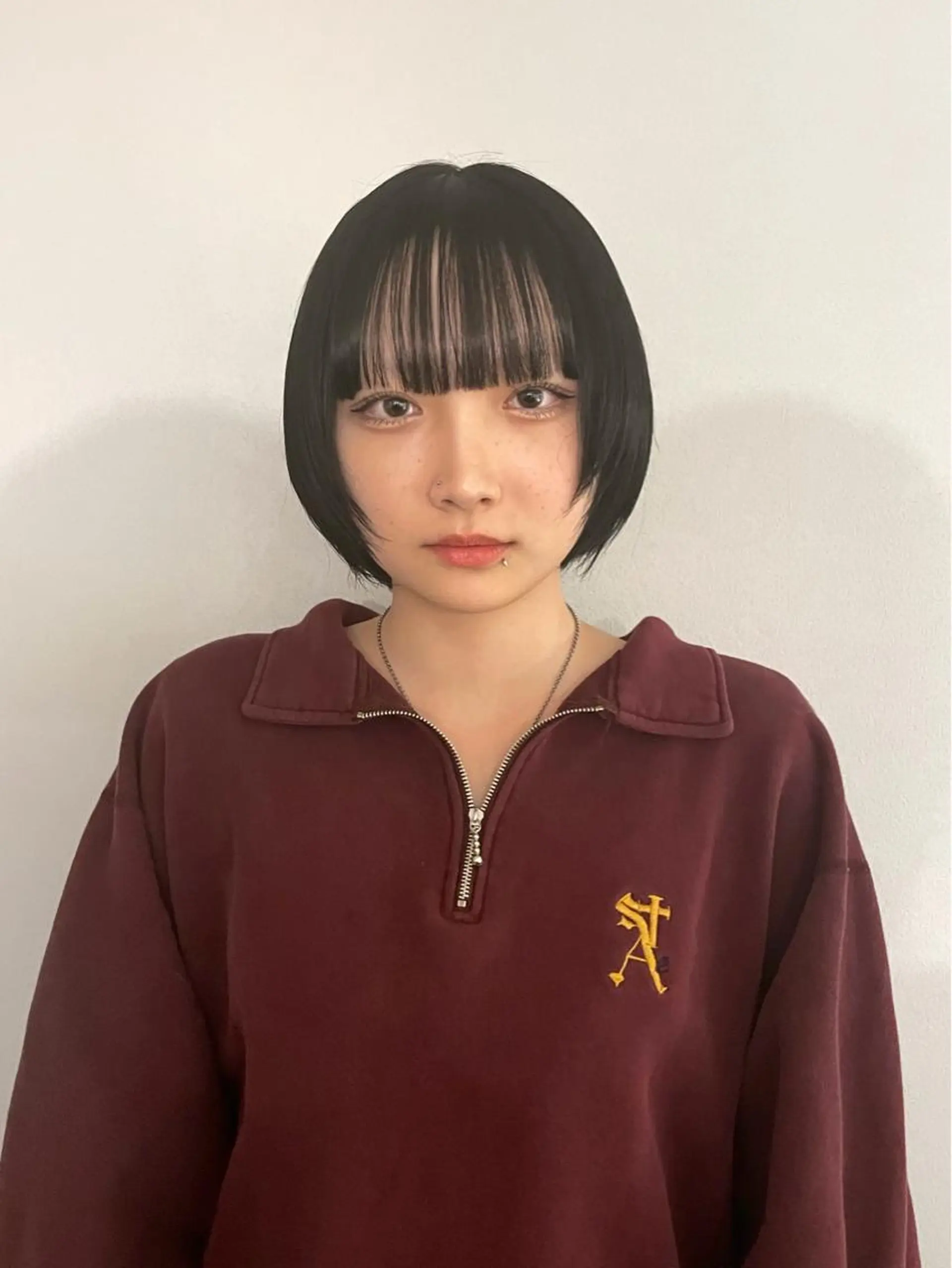 カラー 黒髪 ミルクティーベージュ ブリーチ🖤サヤカのヘアスタイル