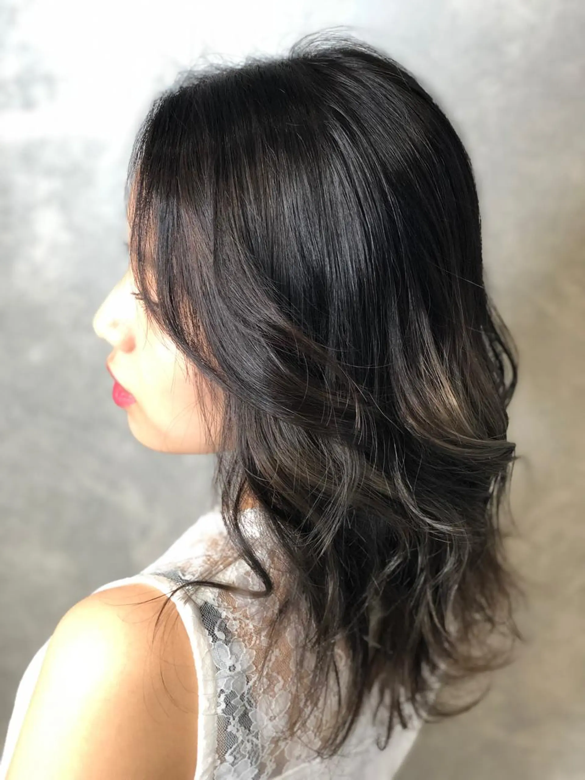 ロング カラー ヘアアレンジ ヘアカラー 渡辺　亮/ ハイライト/髪質改善のヘアスタイル