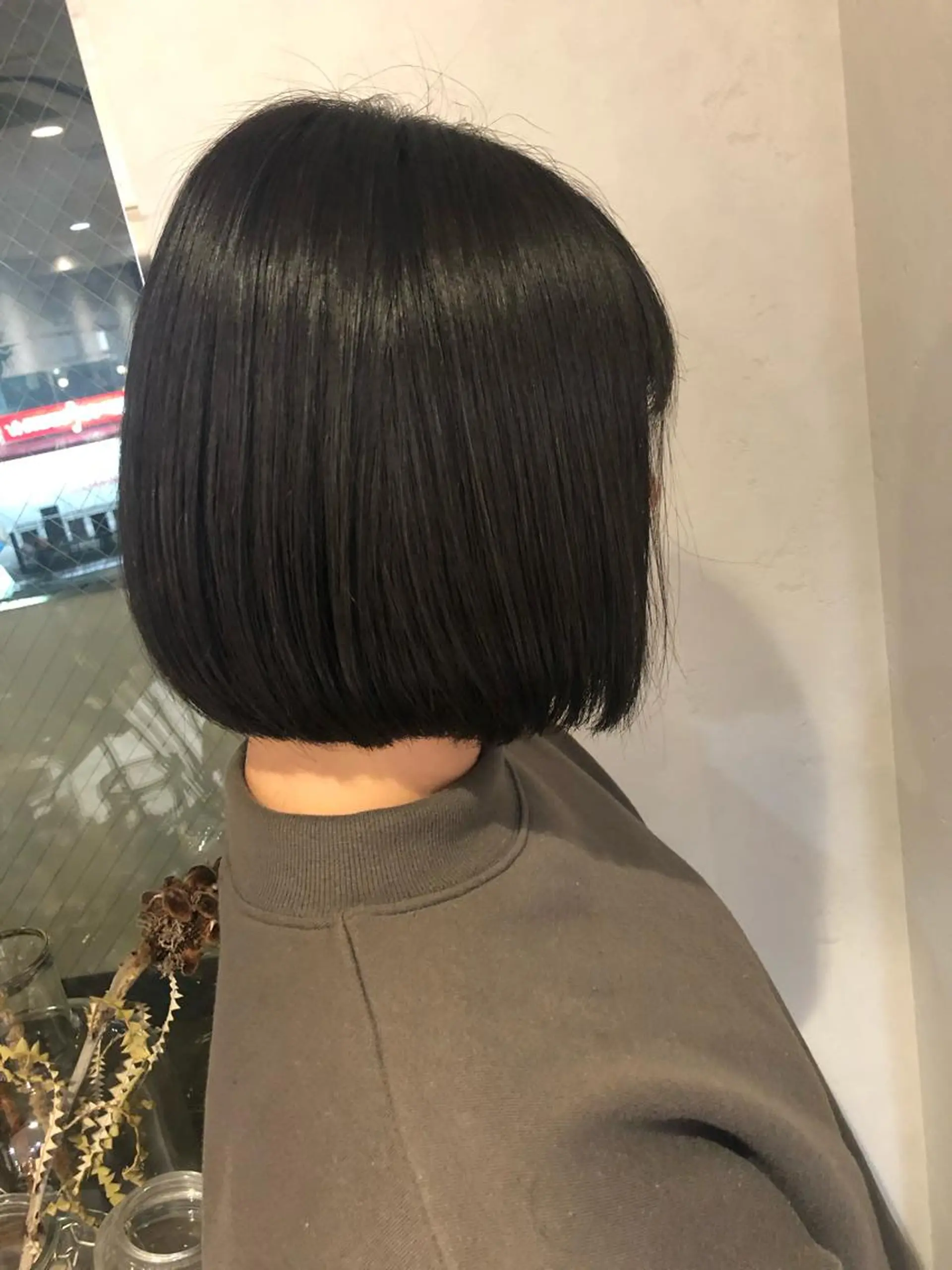 ミディアム カラー bococa りんのヘアスタイル