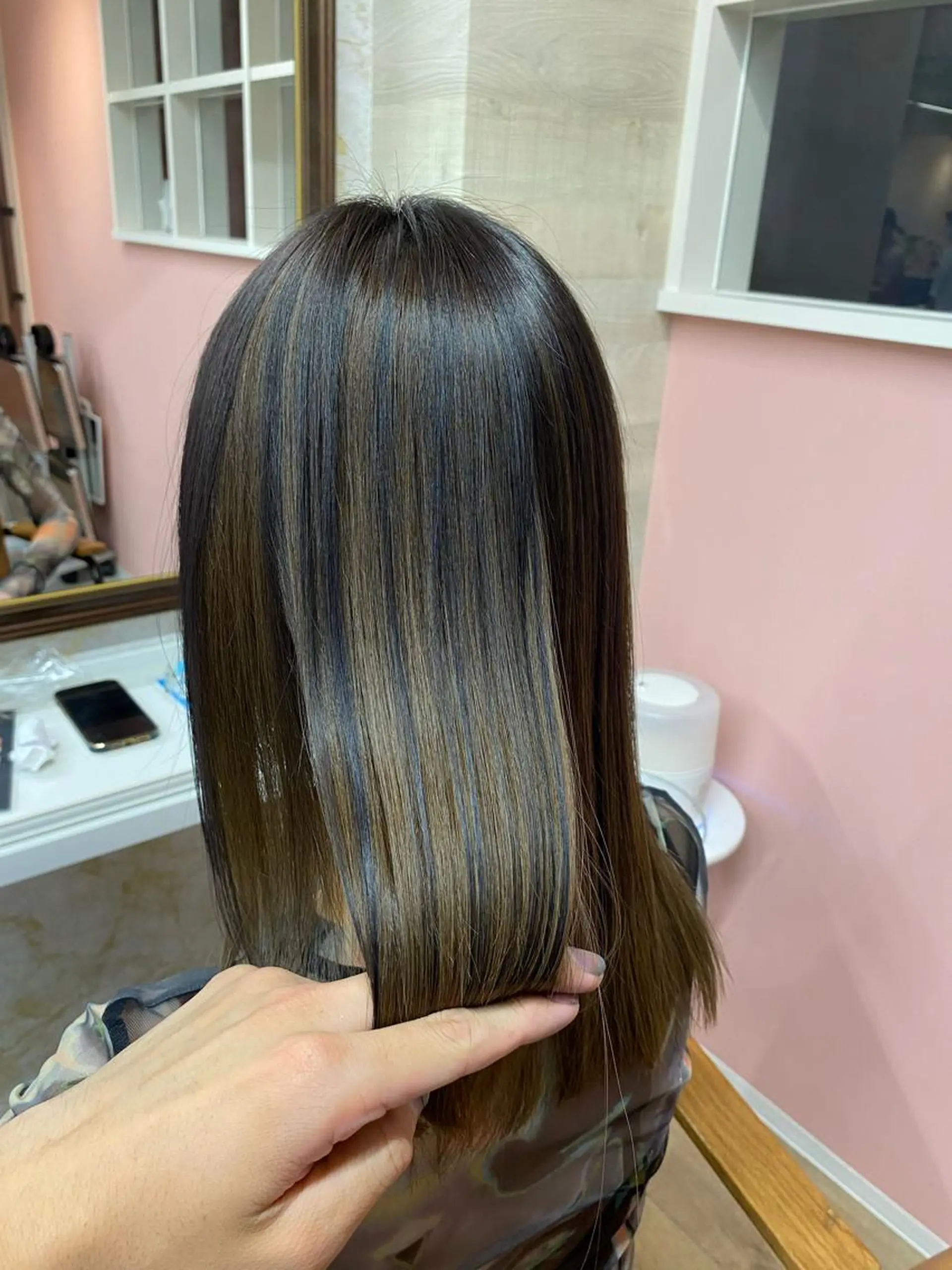ミディアム カラー 【髪質改善特化】 連形海斗のヘアスタイル