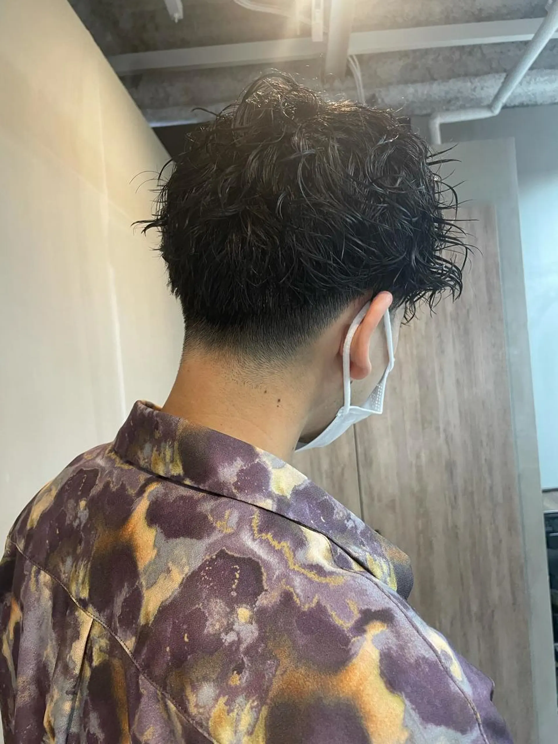 パーマ メンズ フェードカット メンズパーマ スパイラルパーマ Men's hair salon First 中百舌鳥店所属・First なかもず 店 YUKIのヘアスタイル