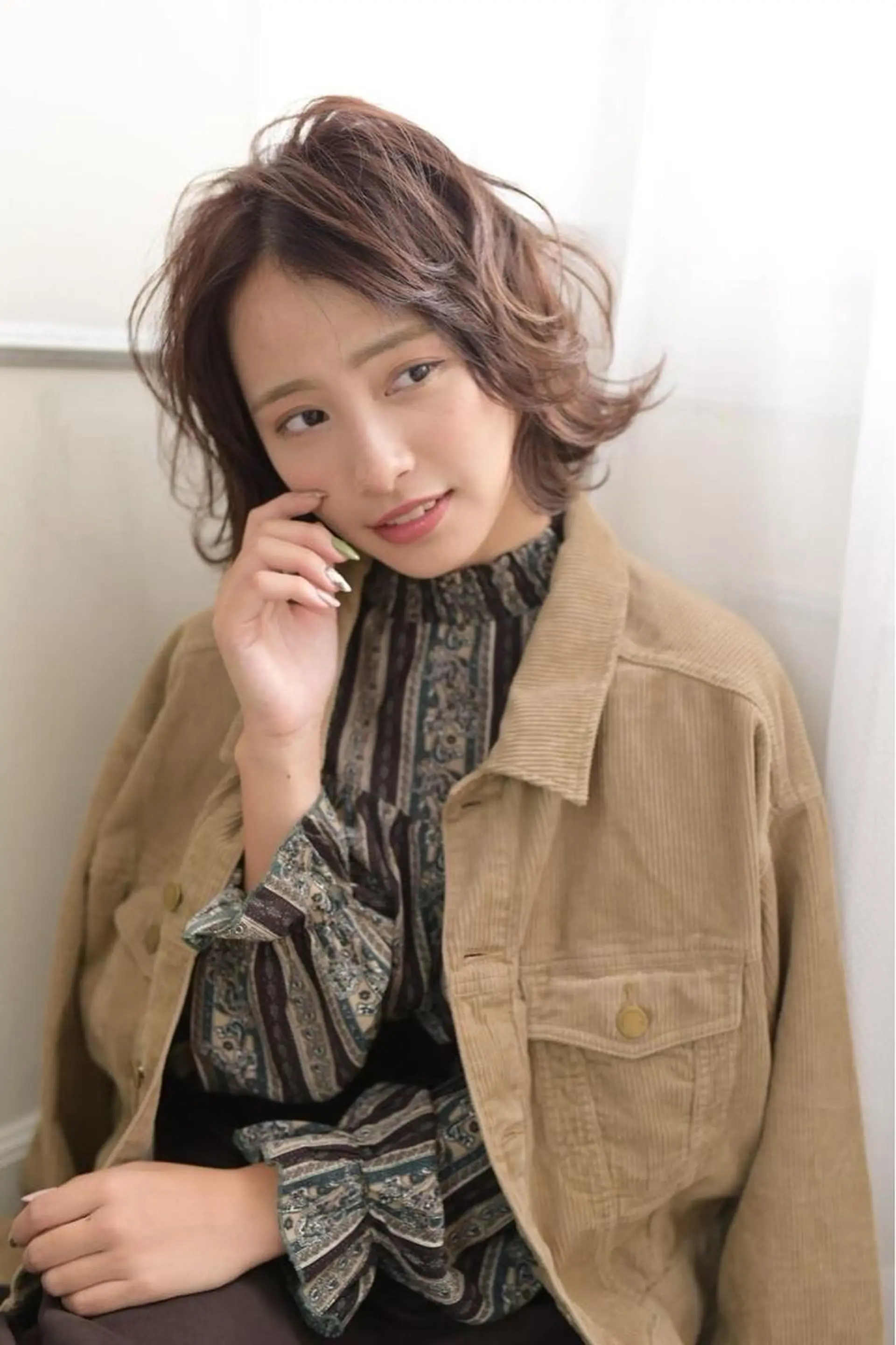 ショート カラー パーマ カット ヘッドスパ Lafesta HAIR和歌山駅前店のヘアスタイル