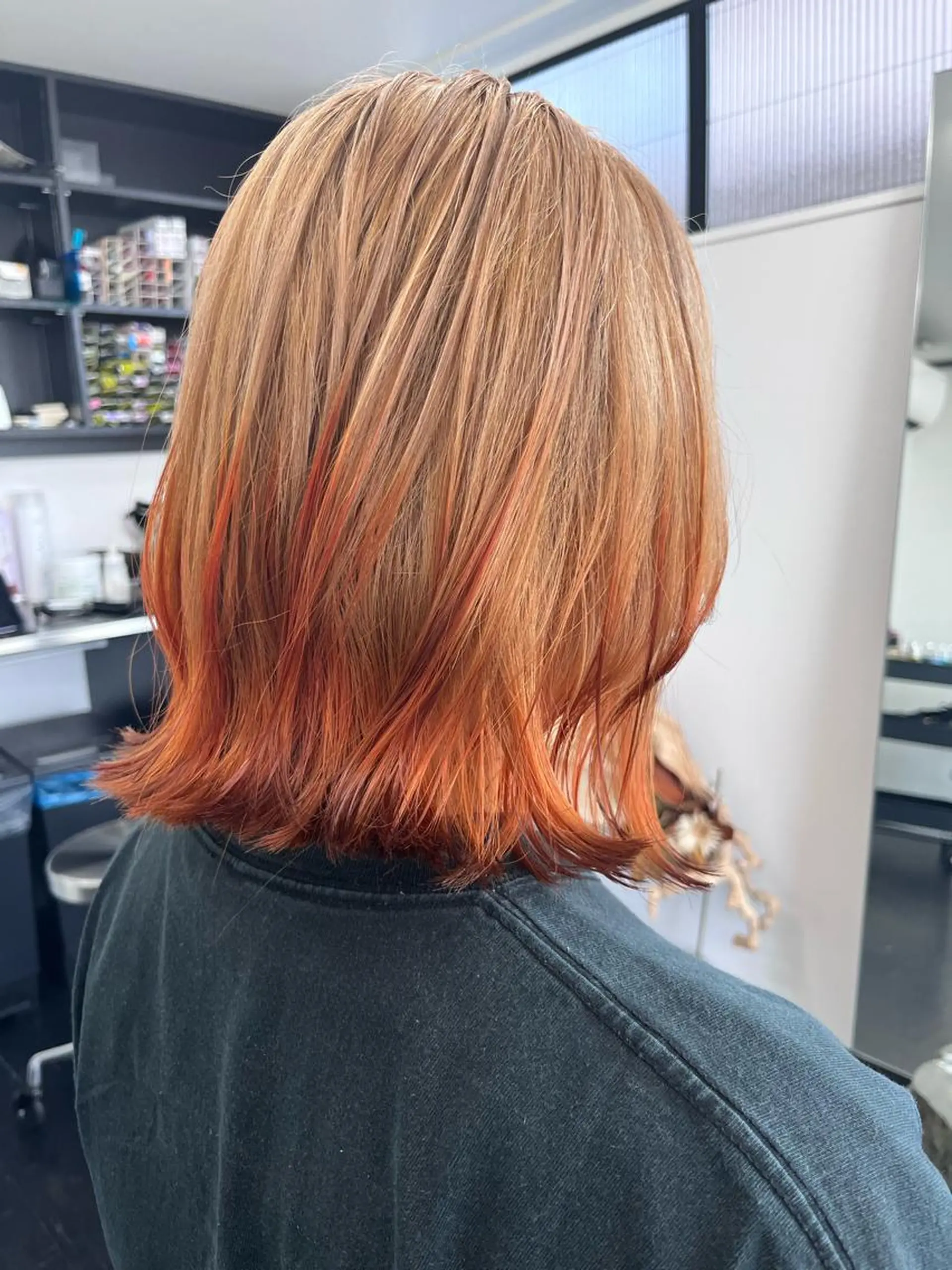 ミディアム ヘアカラー heir studio Baretta所属・山本 銀次郎のヘアスタイル