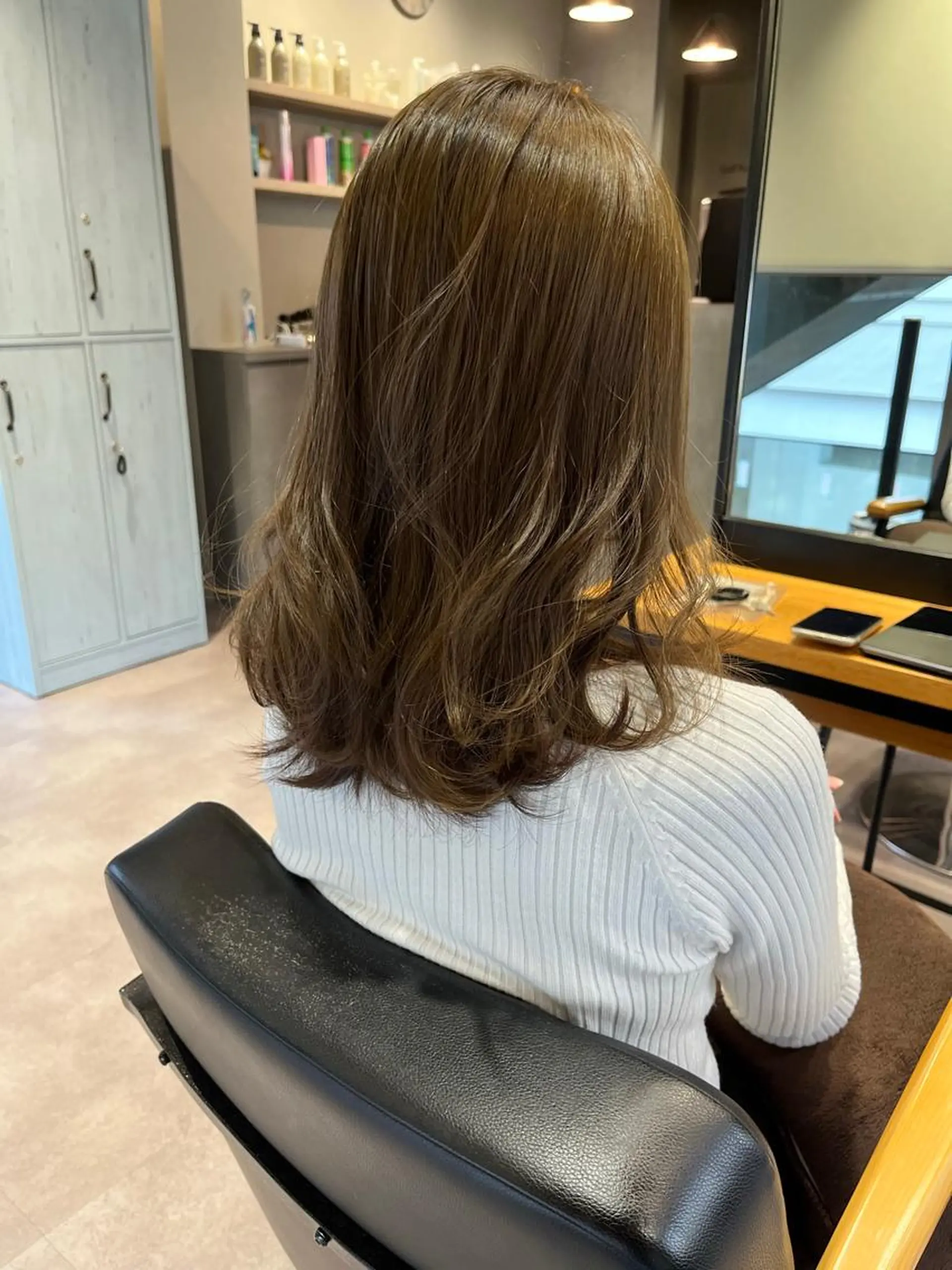 セミロング カット ヘアカラー ヘッドスパ 佐藤優太朗 似合わせ/髪質改善のヘアスタイル