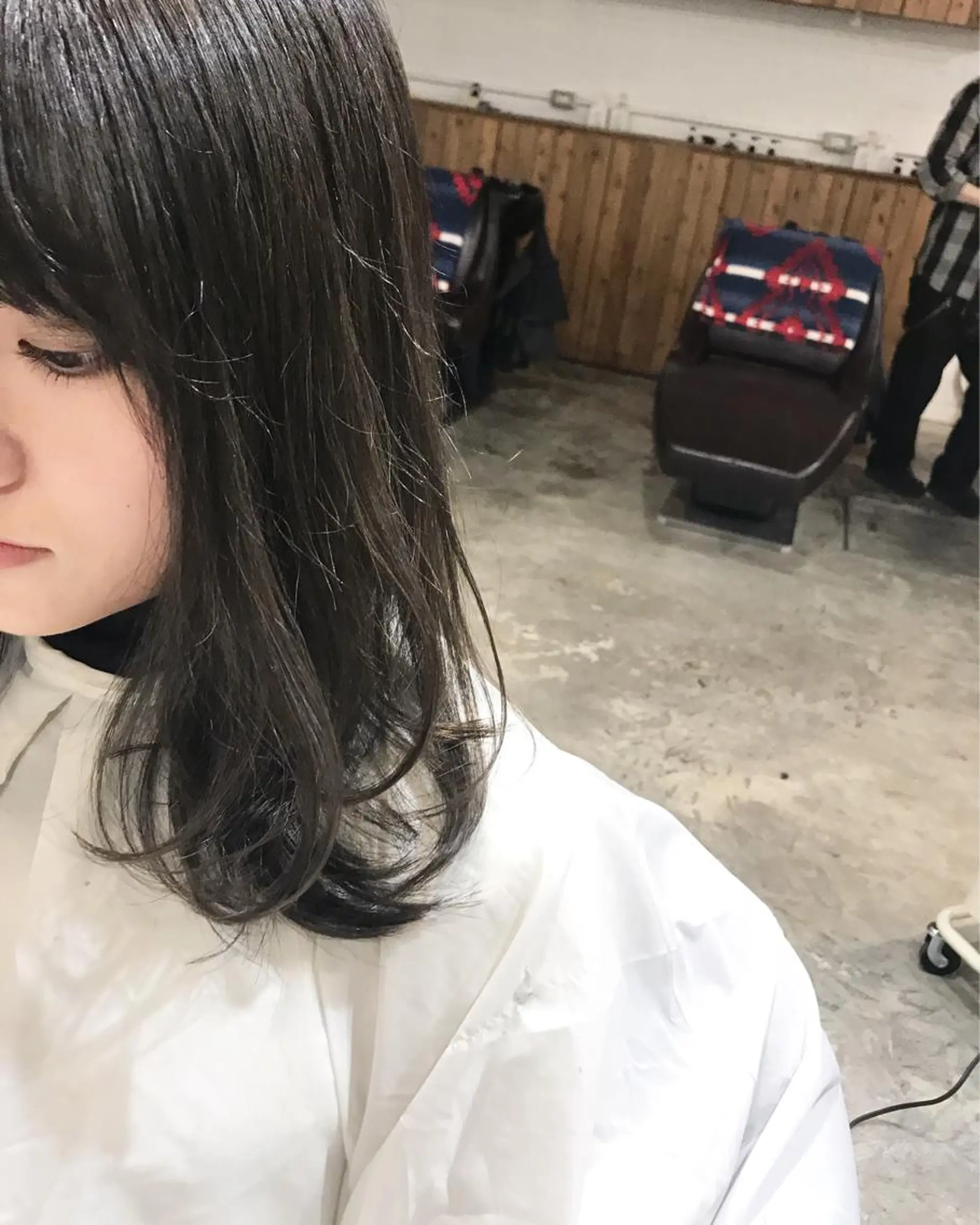 ミディアム カラー パーマ ヘアアレンジ メンズ キッズ アッシュ ブルーカラー ブルーアッシュ Forest. -髪質改善-のヘアスタイル