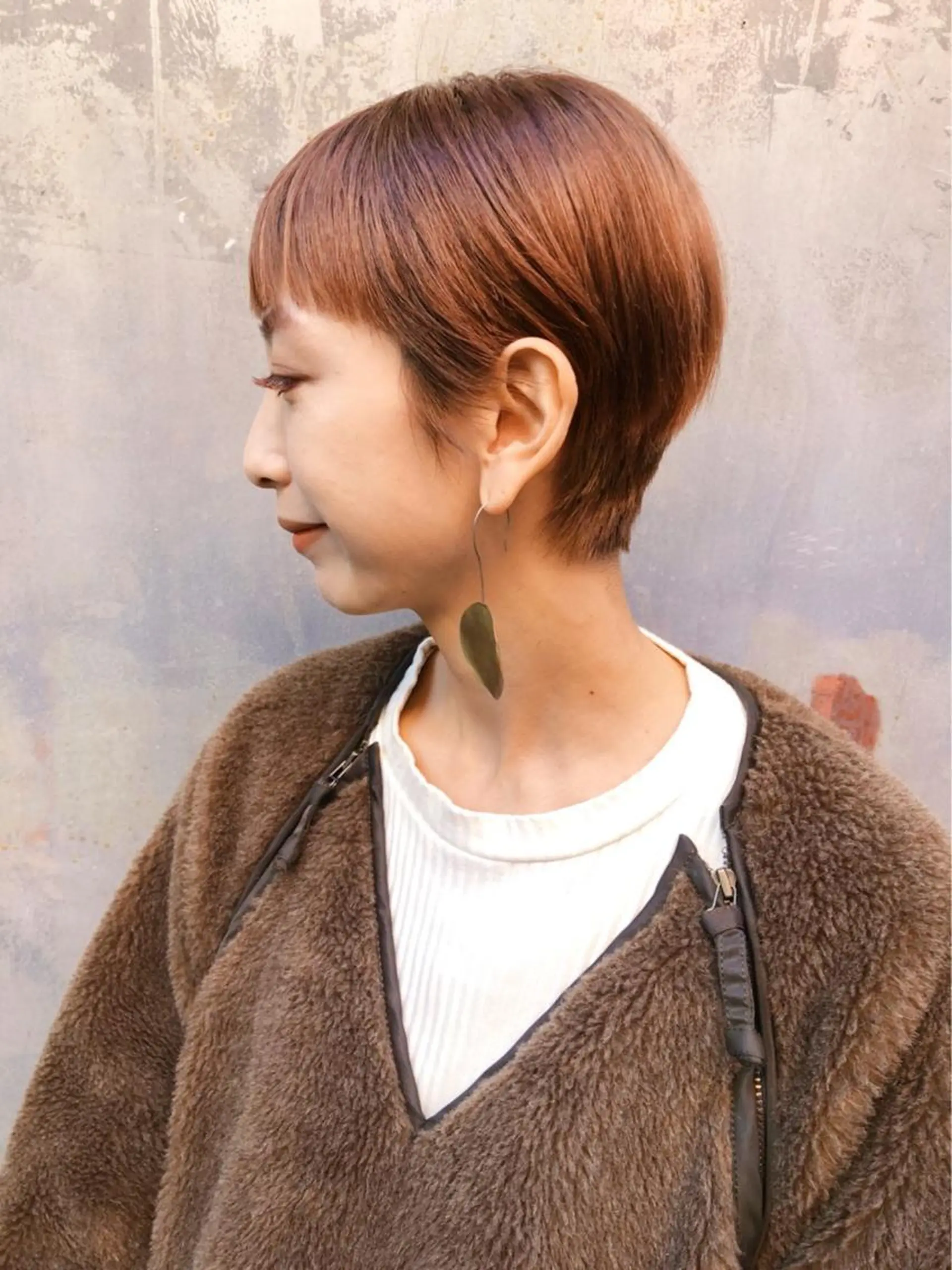 ショート カラー オレンジ ショートヘア カット ヘアカラー トリートメント ヘアセット ブリーチカラーNo. 1🌈 RYOGAのヘアスタイル