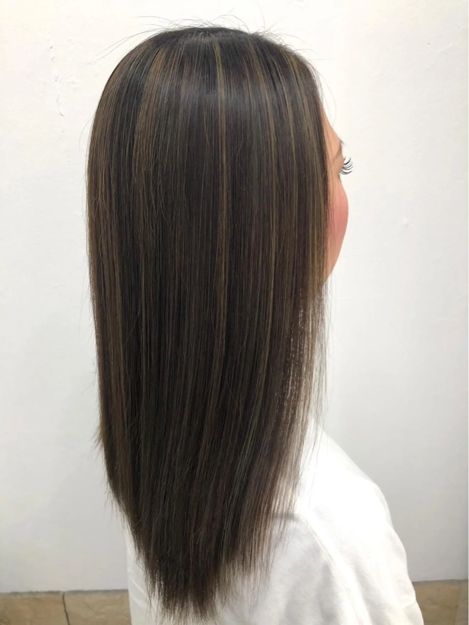 ロング カラー ヘアアレンジ ハイライトカラー ハイライト 🧸縮毛矯正特化 金澤 彩香🎀のヘアスタイル