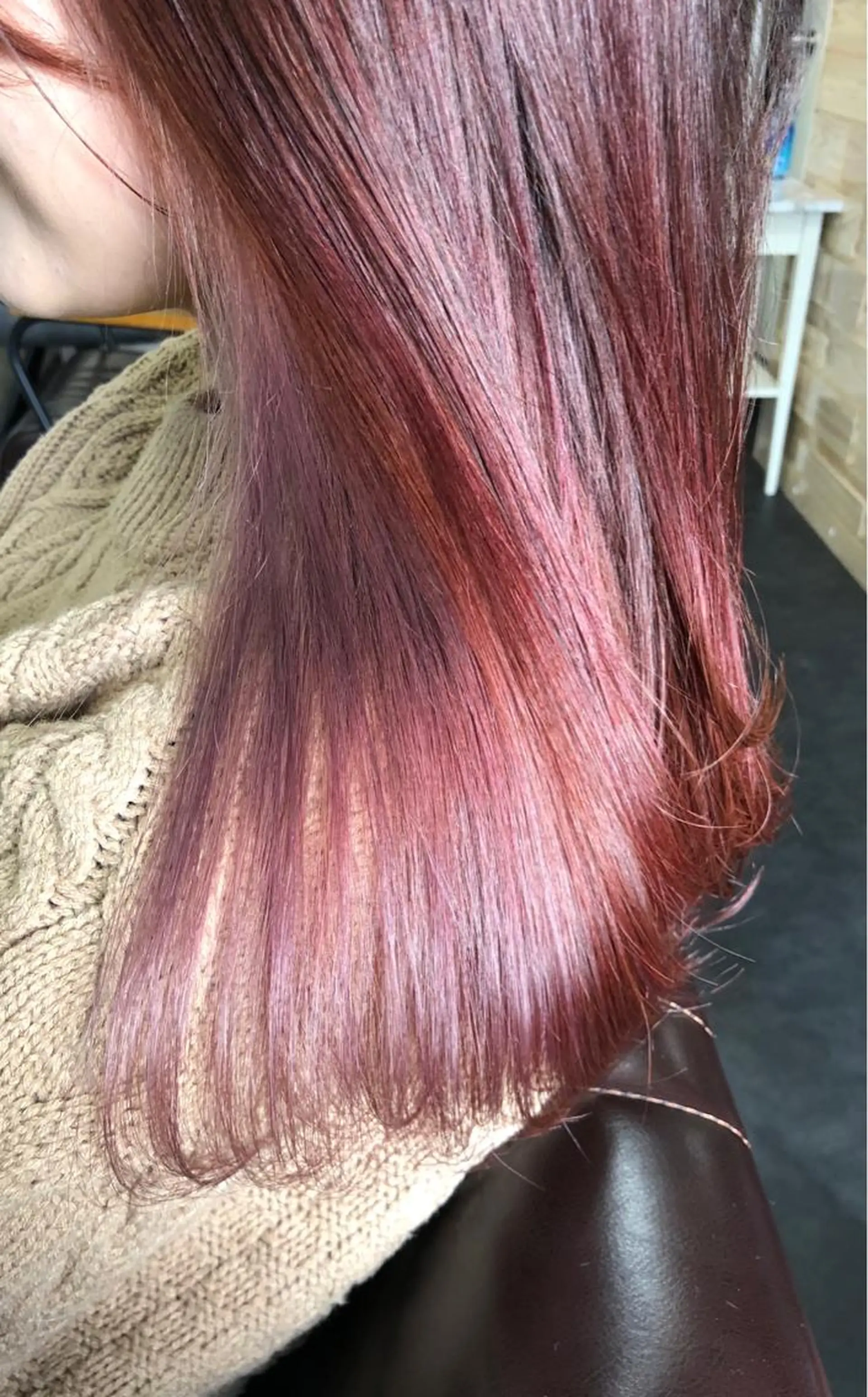 ロング カラー インナーカラー ピンクカラー ホワイトピンク ヘアカラー トリートメント wavi hair所属・後藤 ユウキ/髪質改善🫧のヘアスタイル