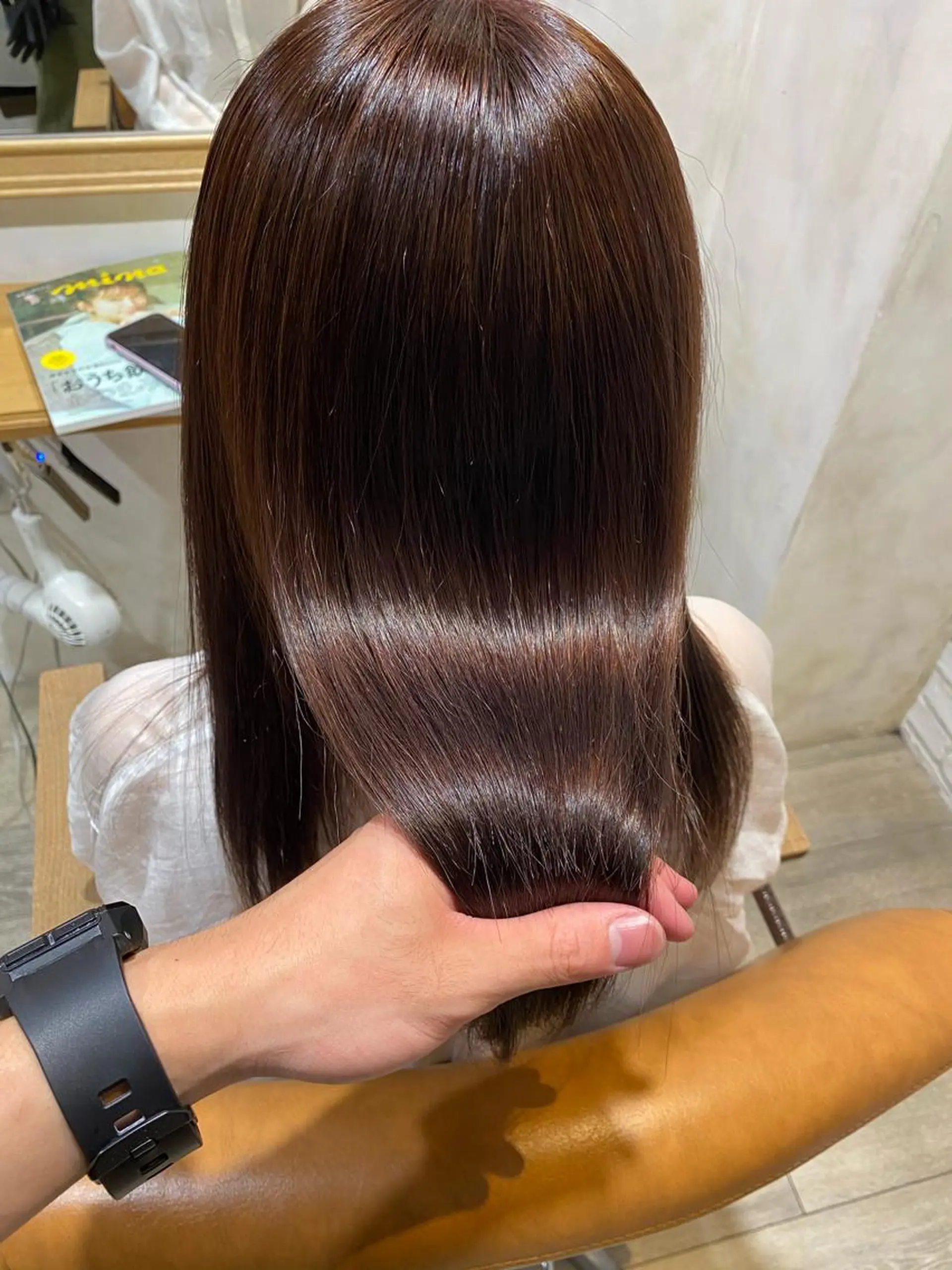 カラー パーマ 縮毛矯正 安部 真輝のヘアスタイル
