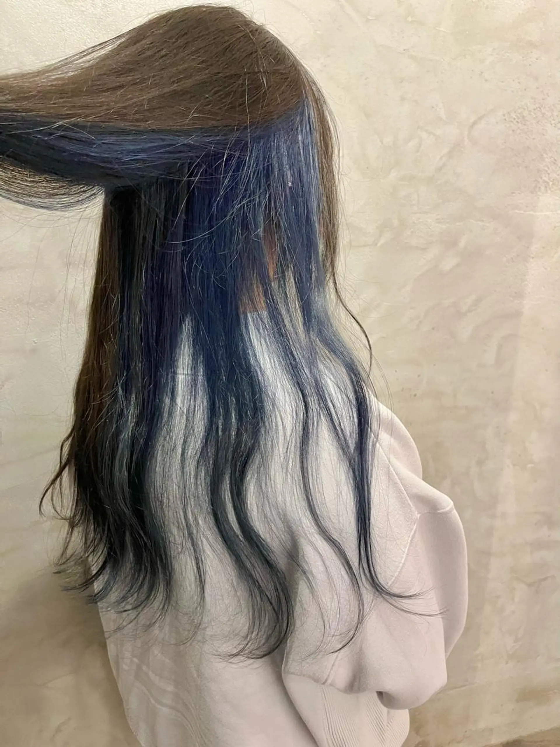 カラー ブルーカラー ヘアカラー FUJINO RYOのヘアスタイル