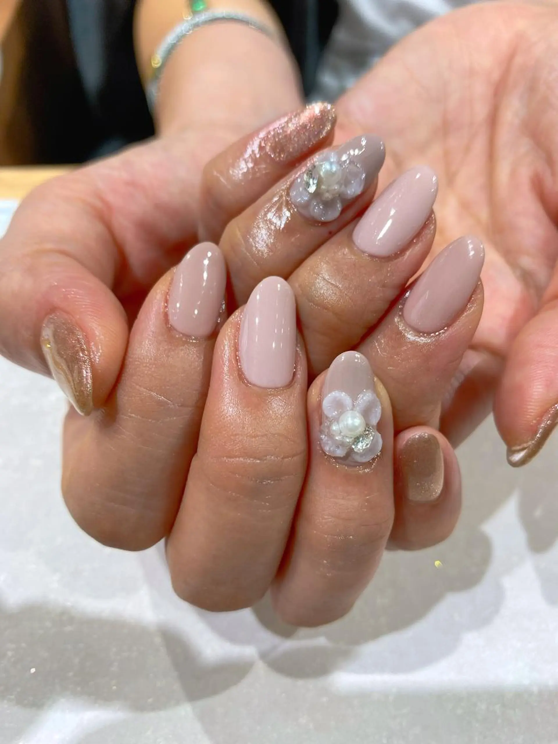 ミディアム ハンドネイル Nail R💫 naoのネイルデザイン