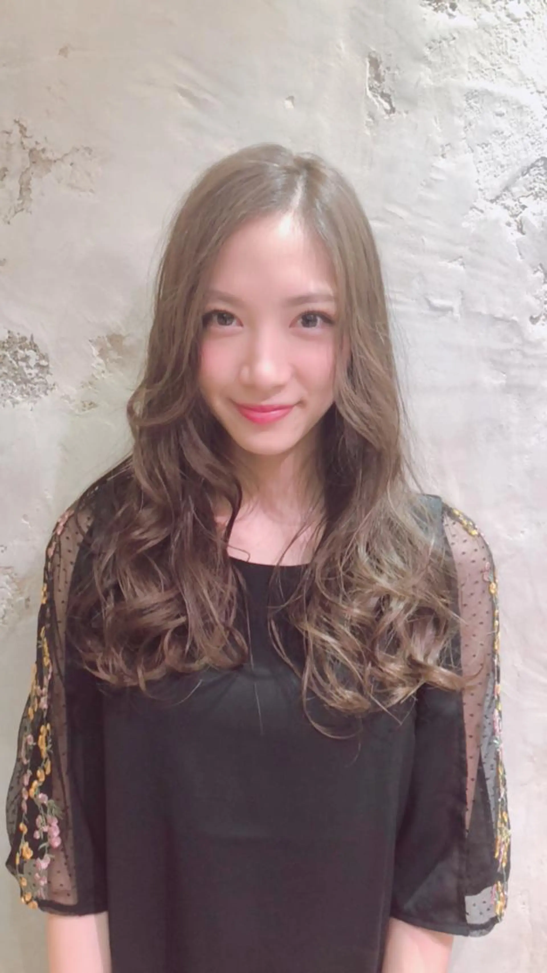セミロング 山菅 光明のヘアスタイル