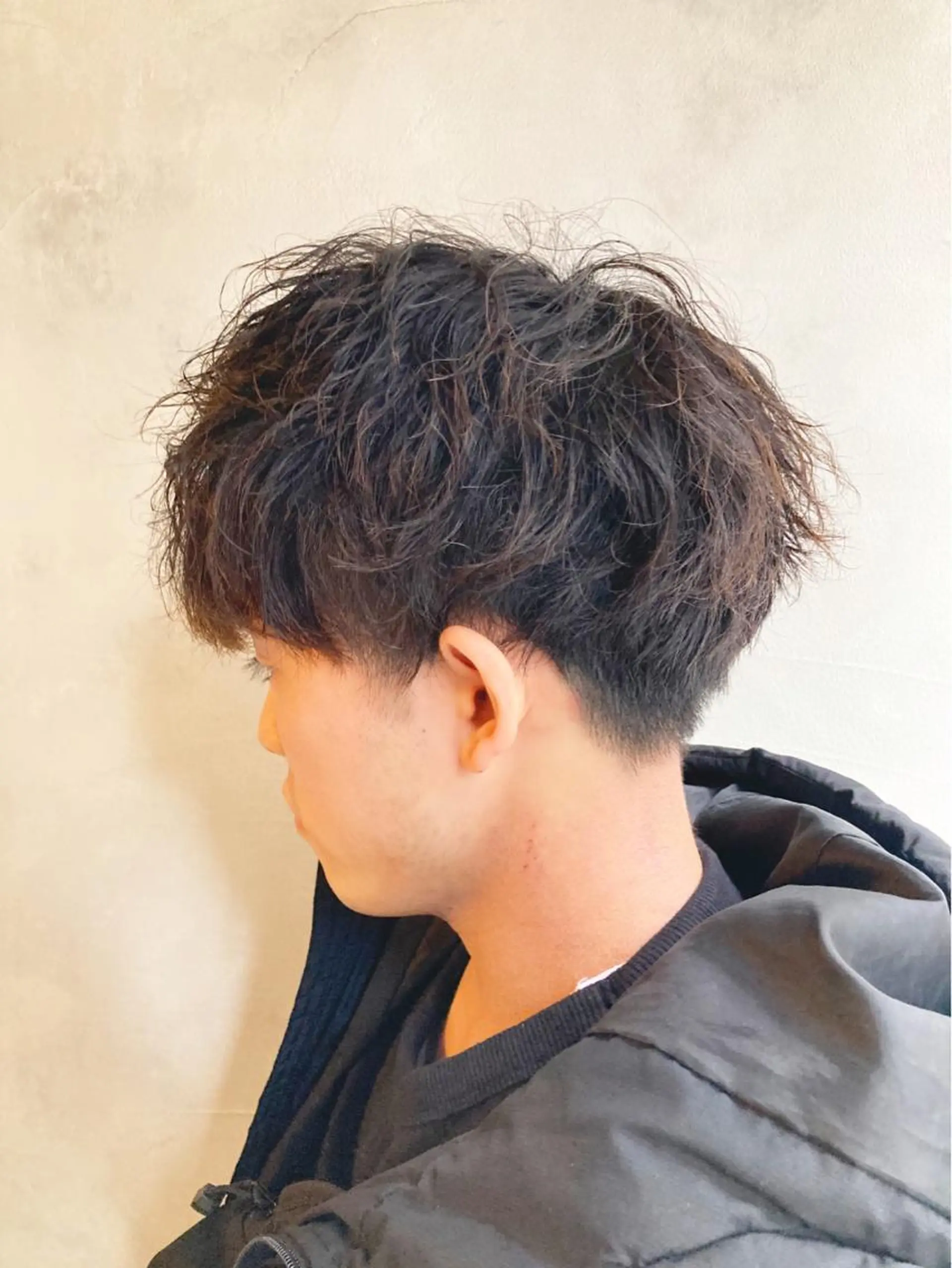 パーマ メンズ カット パーマ メンズサロン アソビ元町のヘアスタイル