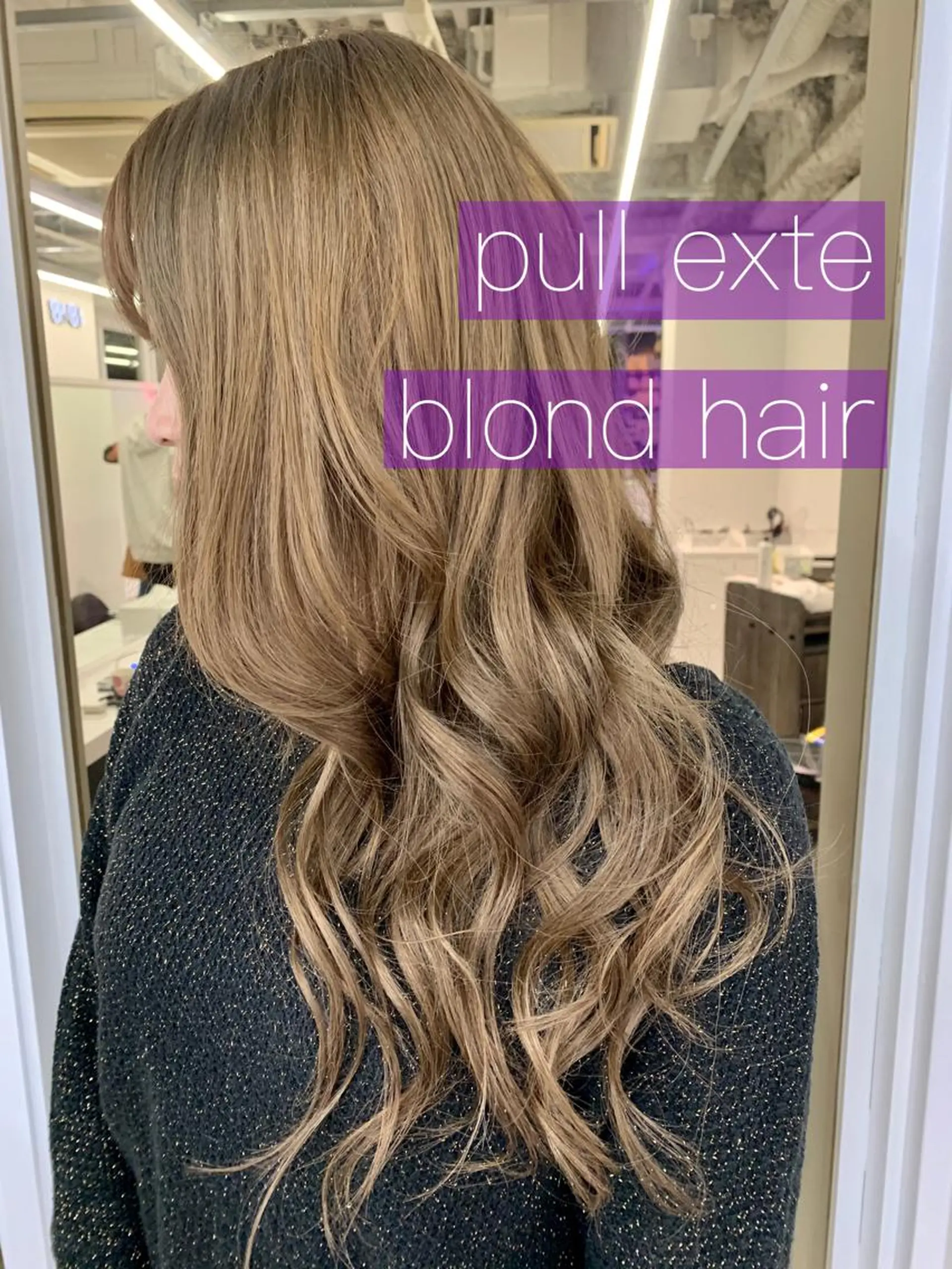ロング カラー カット ヘアカラー エクステ とも🏆プルエクステ /髪質改善🏆渋谷のヘアスタイル