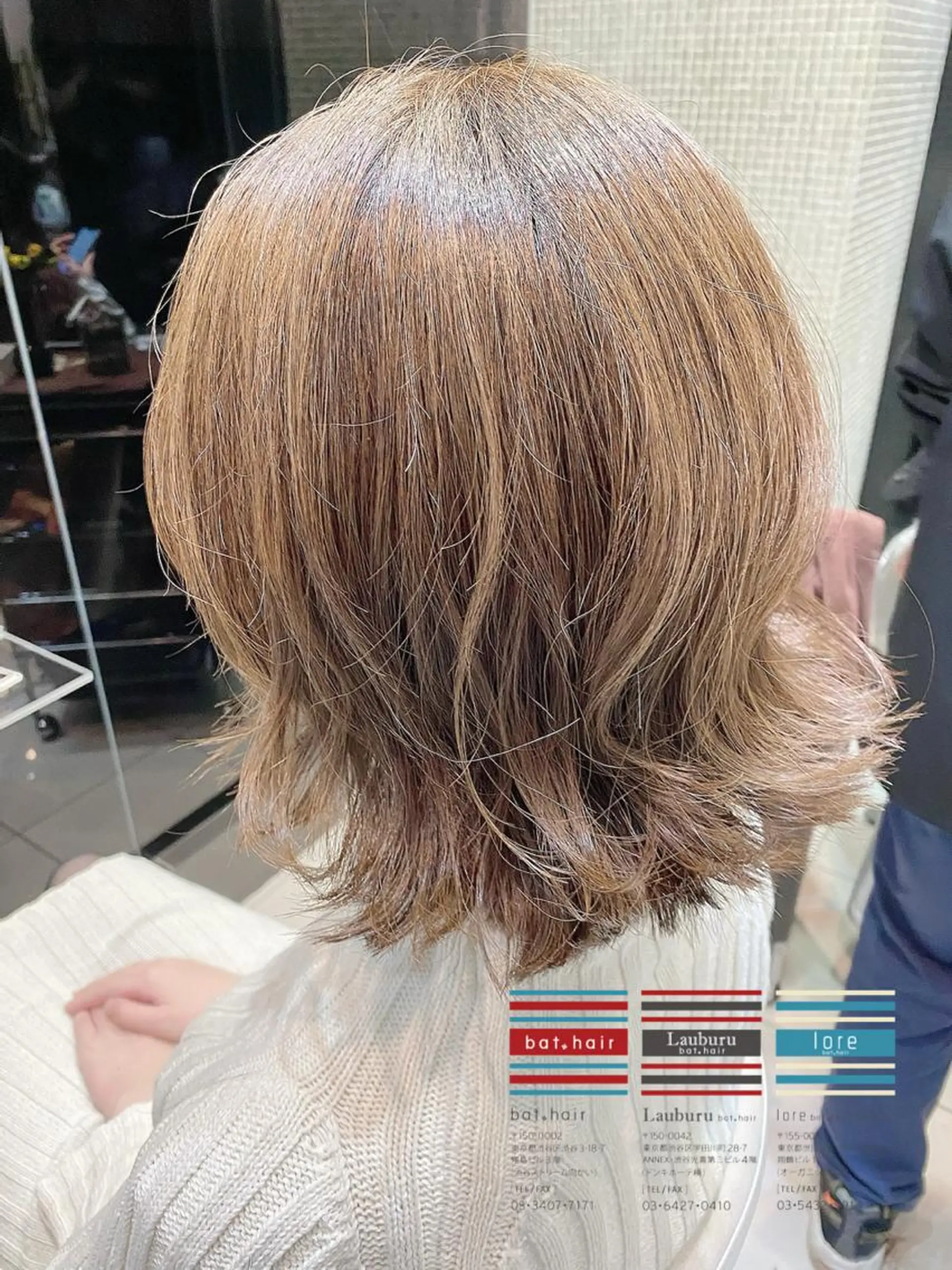 ショート カラー パーマ ヘアアレンジ メンズ キッズ ネイル マツエク・マツパ トリートメント Lauburu渋谷 officialのヘアスタイル