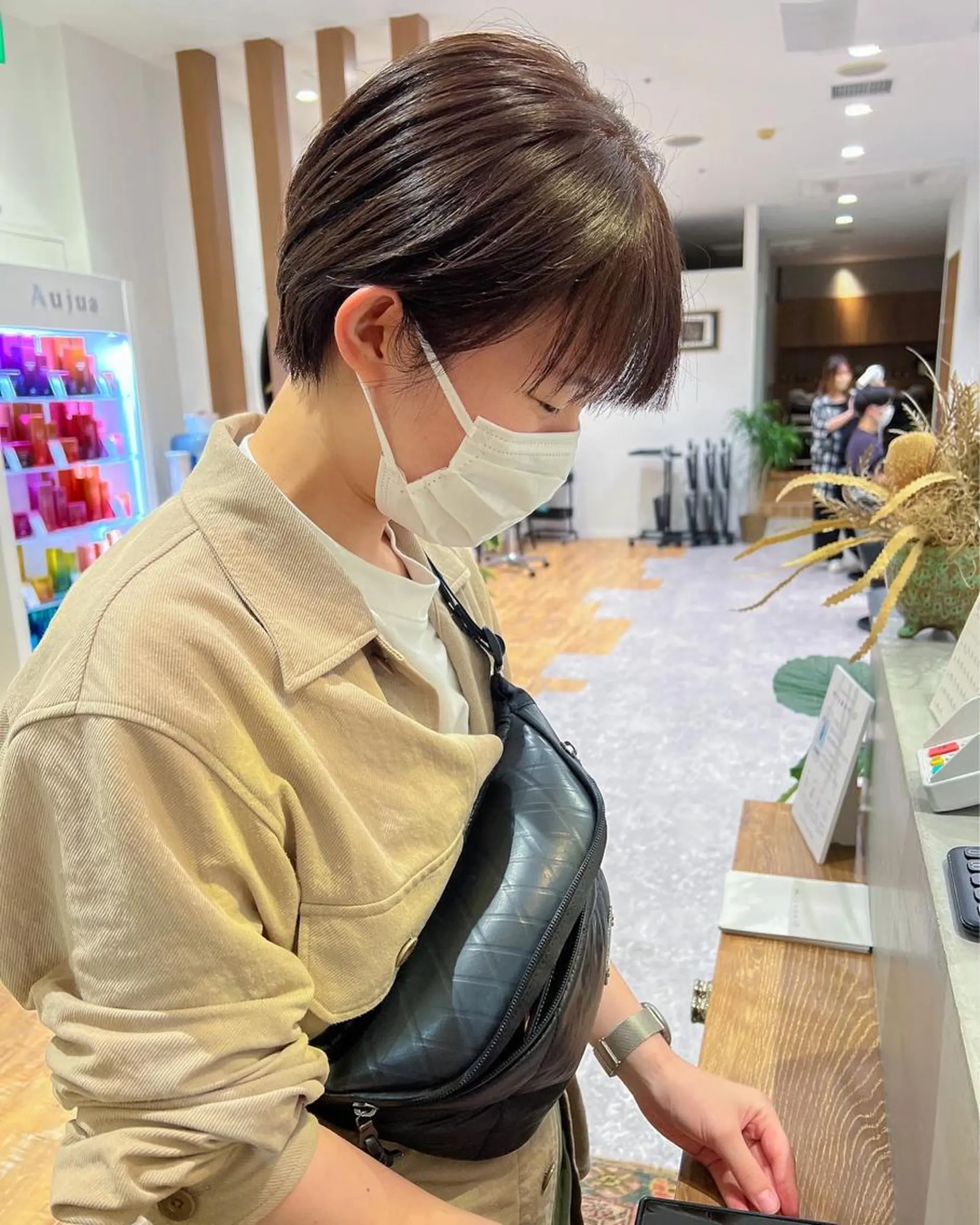 ショート カラー 韓国風デザイン 💐MIZUKI💐のヘアスタイル