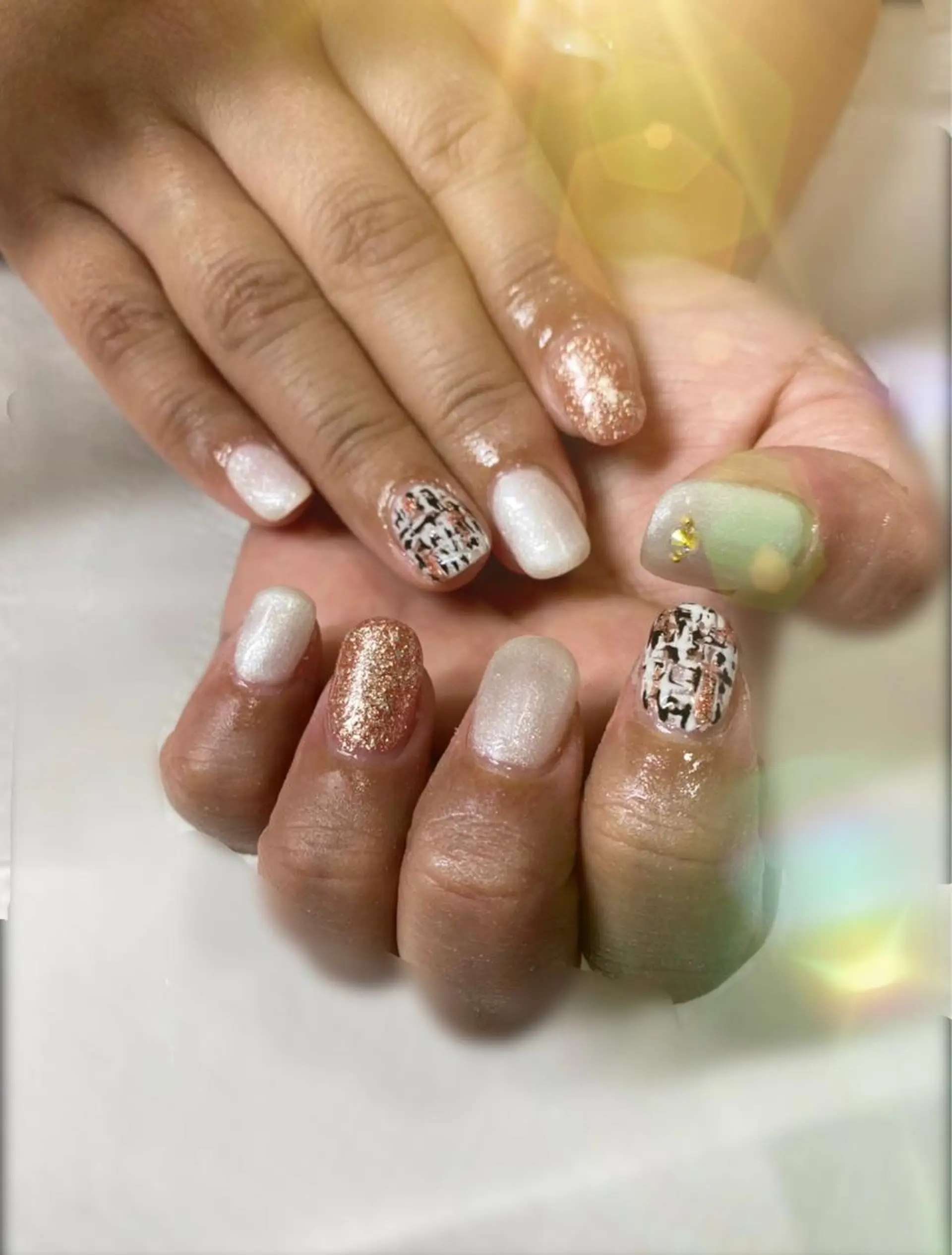 ネイル salon Ange 五反田店所属・アンジュ Sumiのネイルデザイン