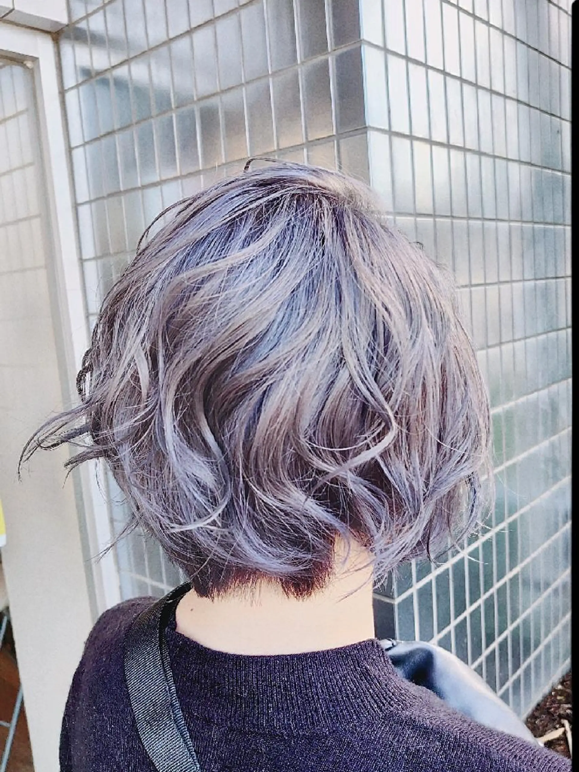 ショート パープルカラー ✔️【Fan.】 ☆工藤寿也のヘアスタイル