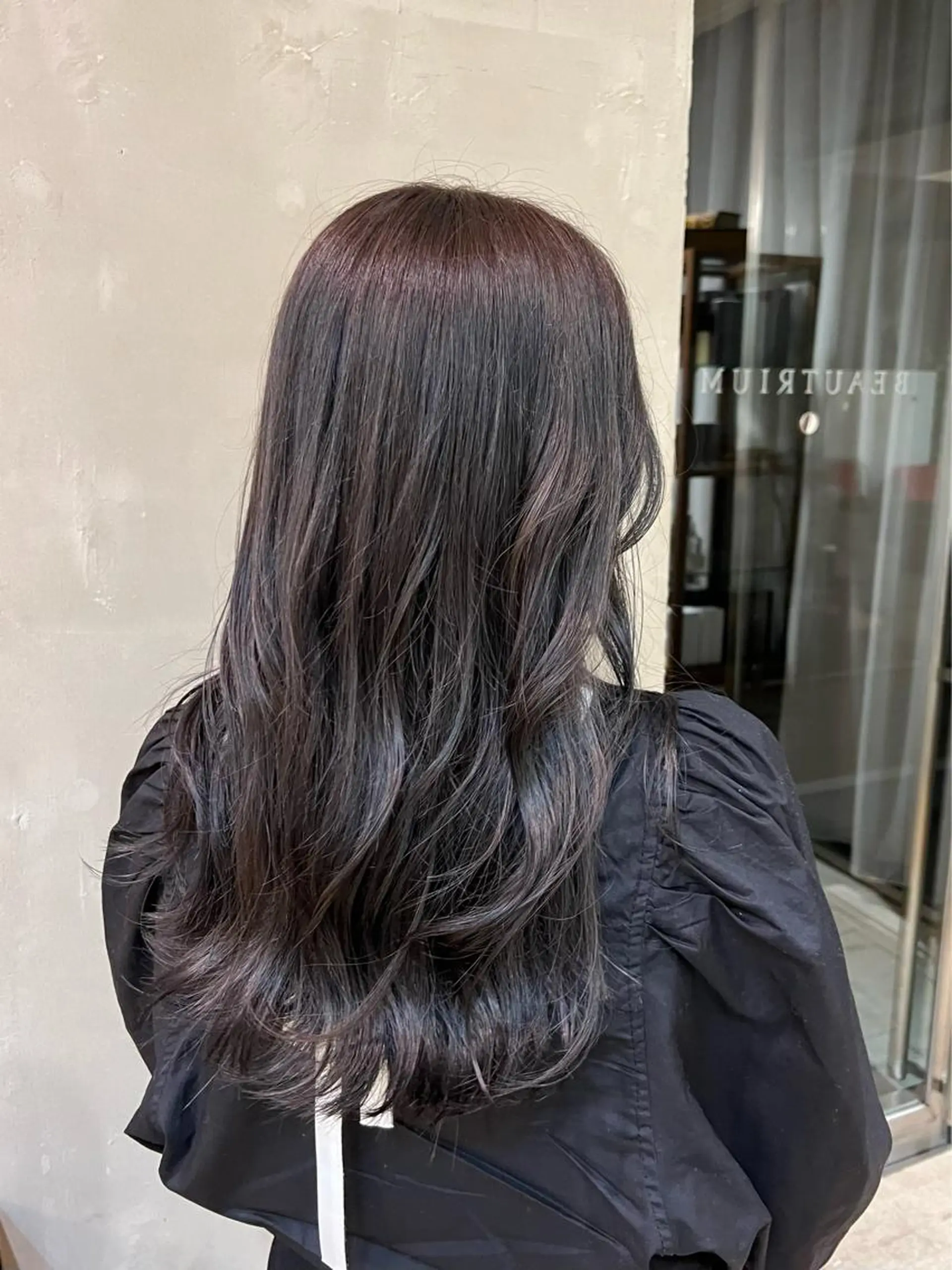 カラー 黒髪 ヘアカラー カットモデル募集 🔥中浜　稜のヘアスタイル