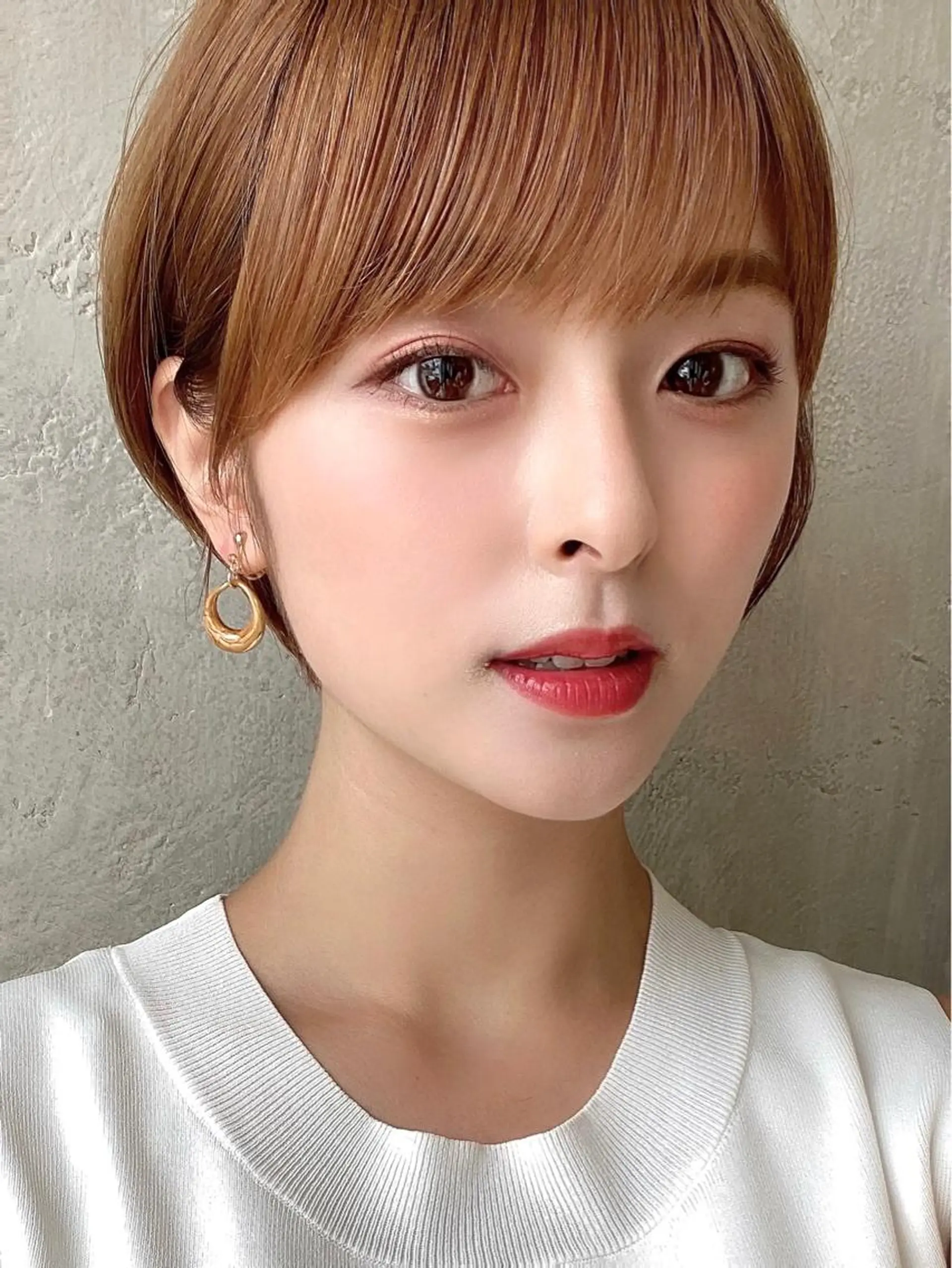 ショート ショートボブ ボブ ショートヘア On所属・新宿　ショート・ボブ カットモデル募集のヘアスタイル