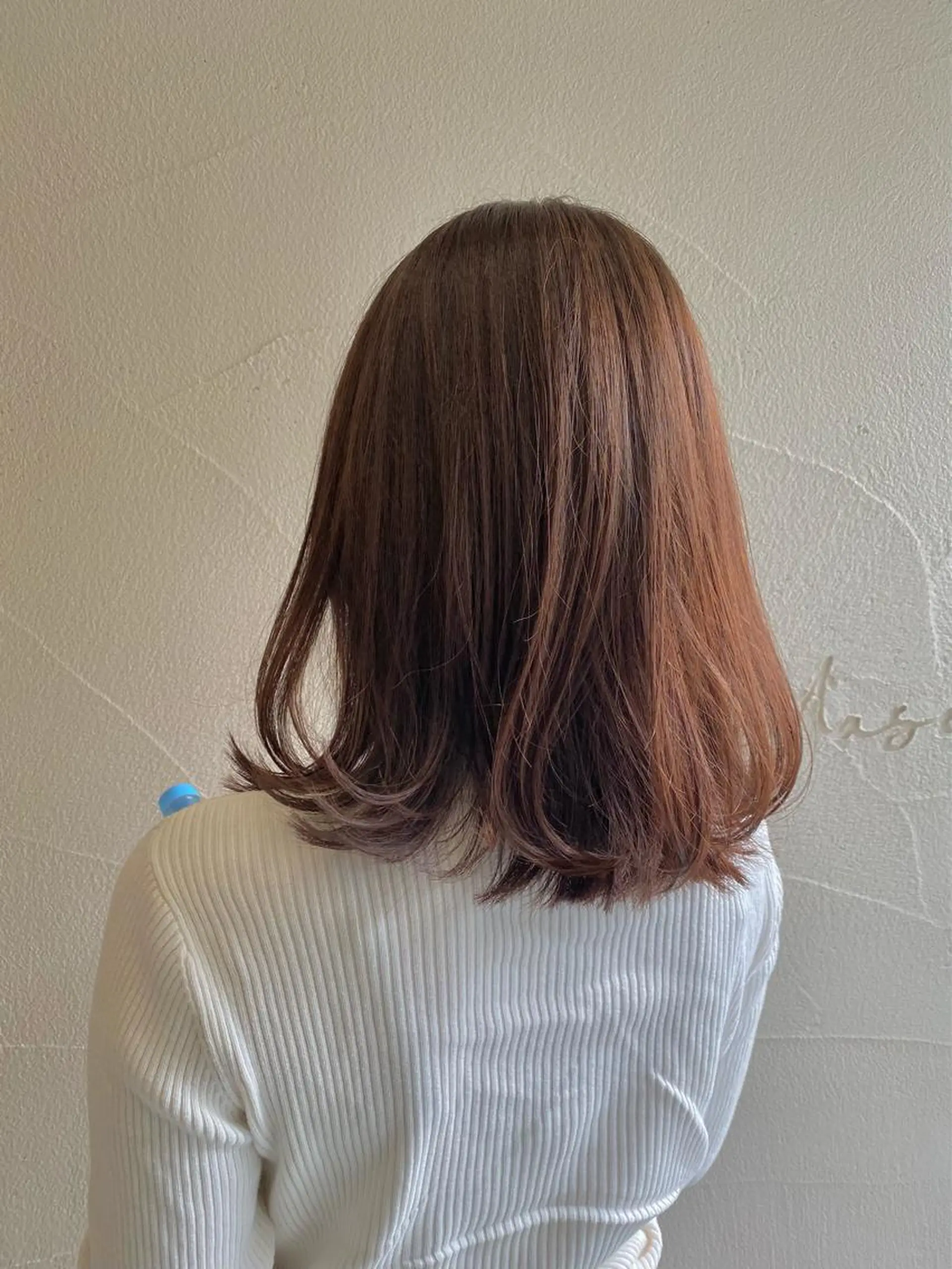 ミディアム カラー 切りっぱなしボブ ブラウンカラー ケアカラー 透明感カラー ボブ ヘアカラー トリートメント Masena所属・Director 🌈中川慎之介のヘアスタイル