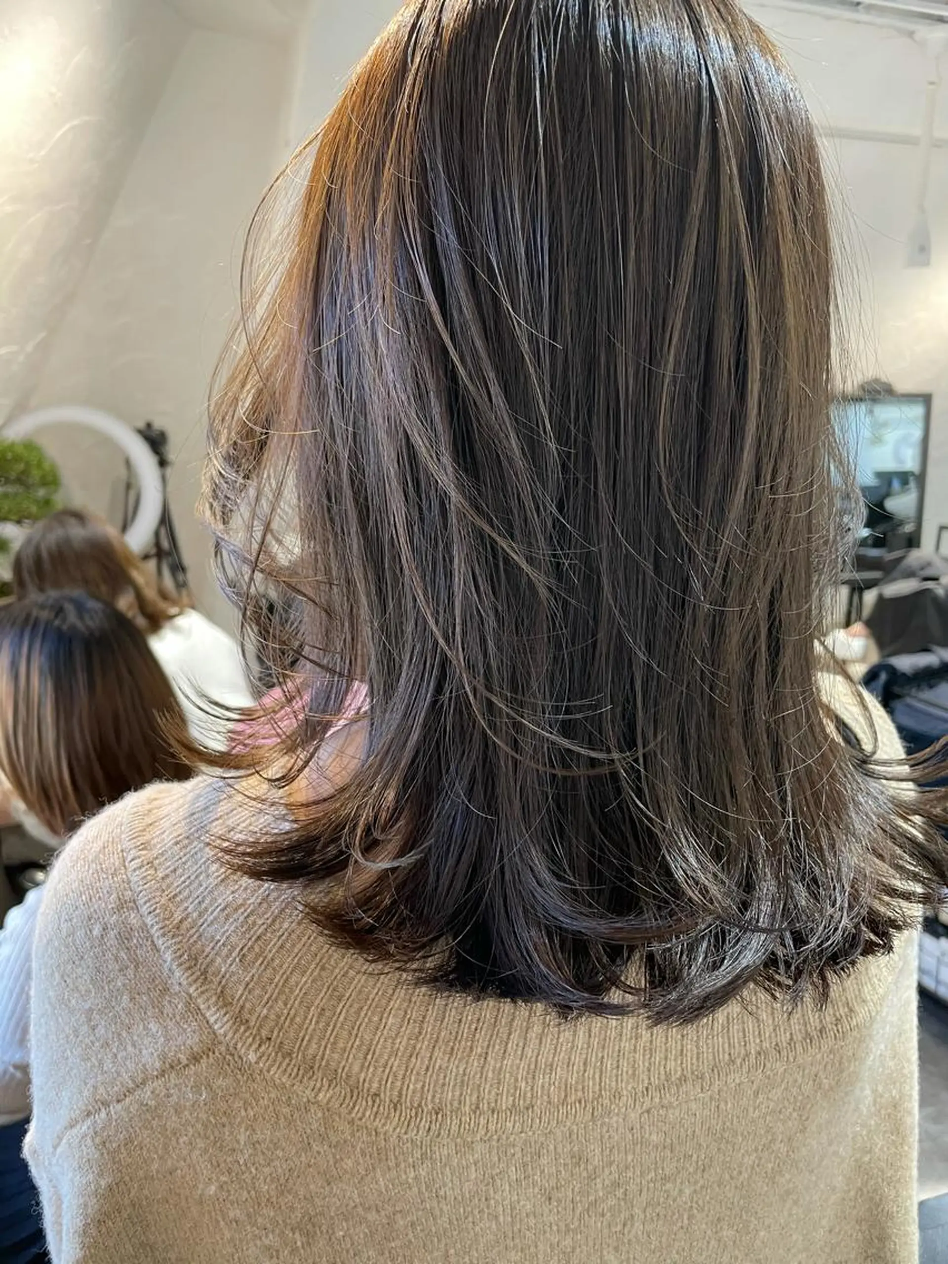 ミディアム レイヤーカット ウルフカット ウルフレイヤー LoA International Tokyo所属・モデル募集 LoA新宿代表の眉毛・アイブロウイメージ