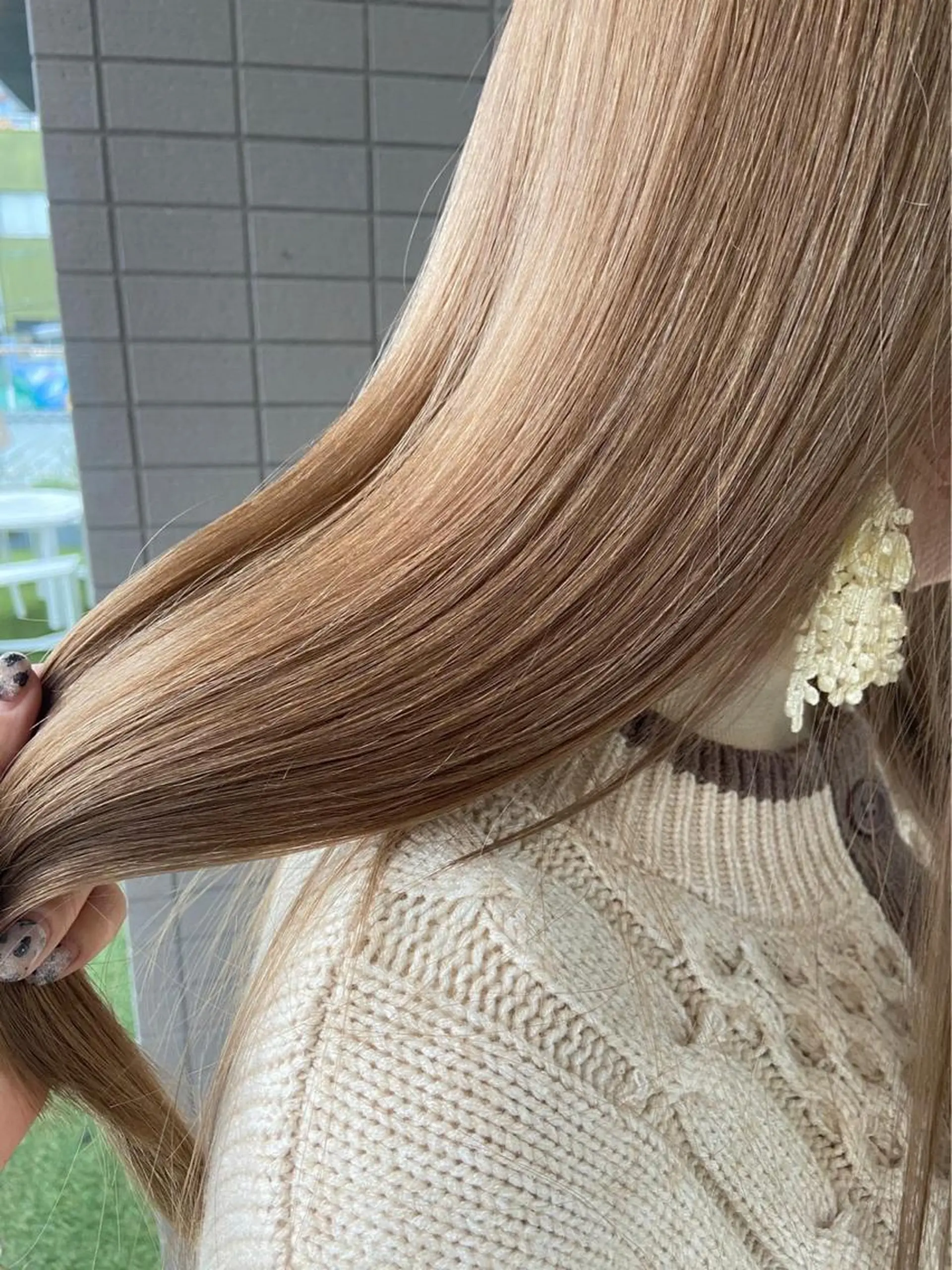 ロング カラー キッズ ヘアカラー トリートメント 𝗺𝗶𝗸𝘂♡ 似合わせ🎀のヘアスタイル