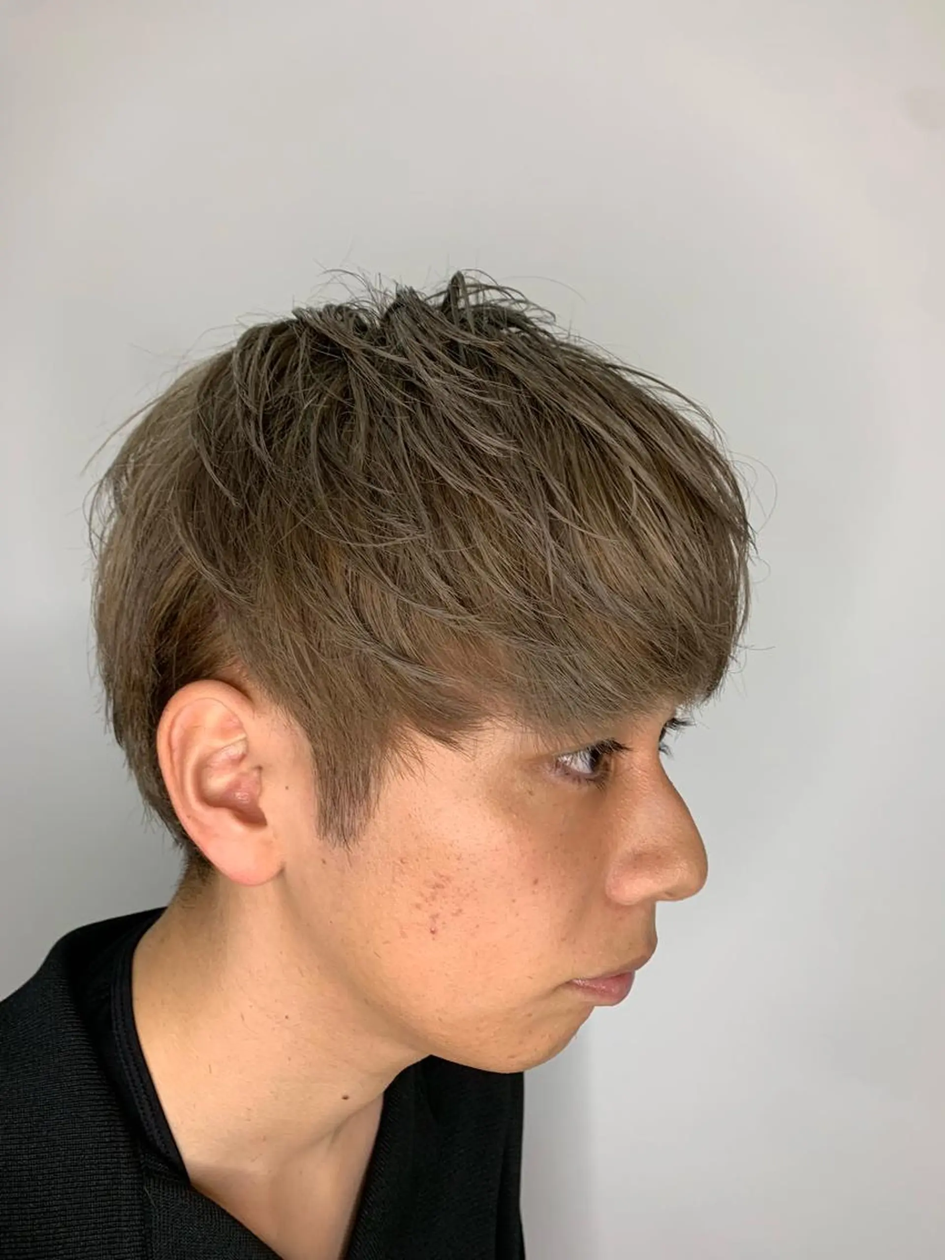 カラー メンズ 西新/siohair 似合わせ/石尾刻矢のヘアスタイル