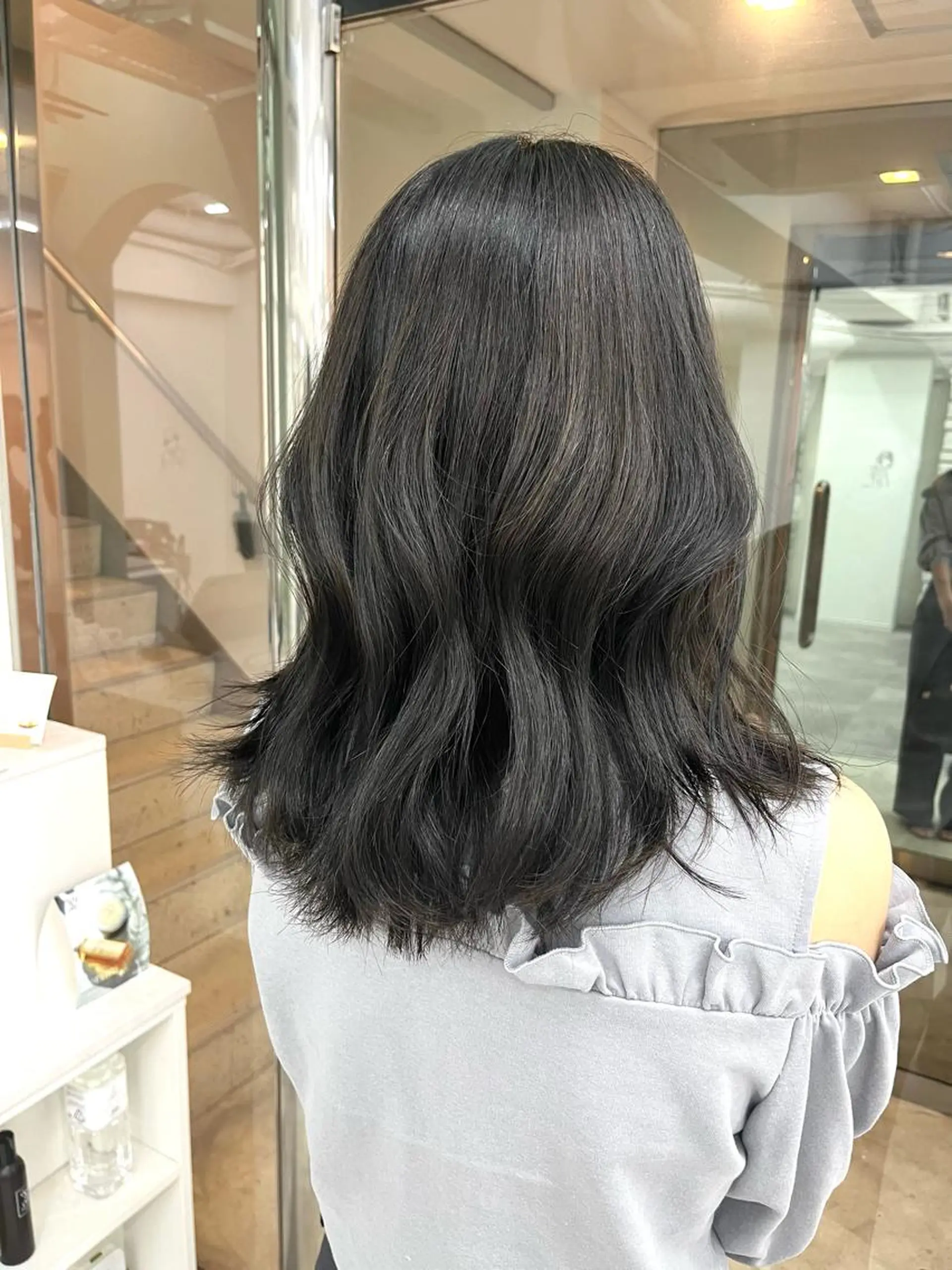 カラー カット ヘアカラー トリートメント 天王寺髪質改善なら よしみさん✨のヘアスタイル