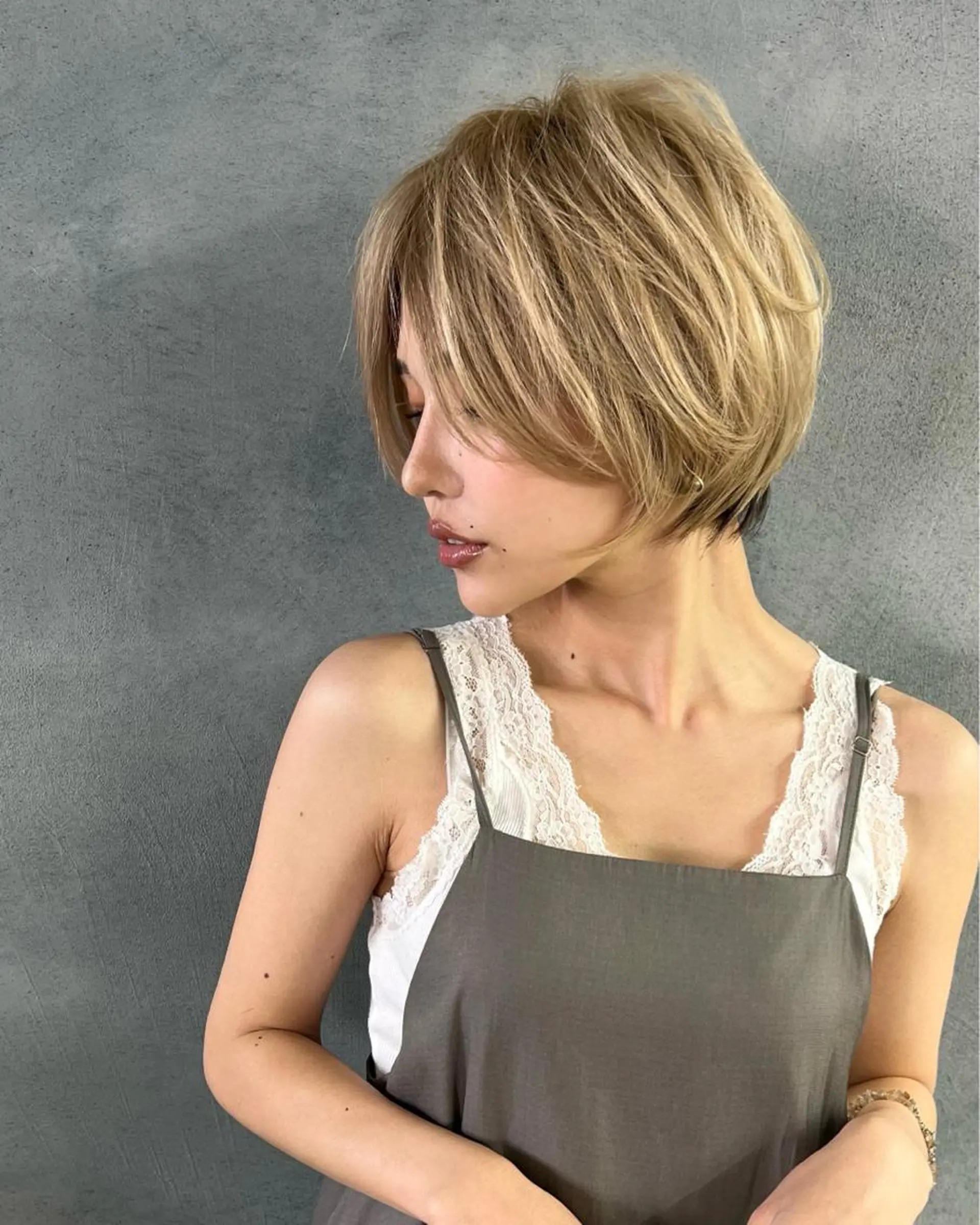ショート ヤマモト ユウキのヘアスタイル