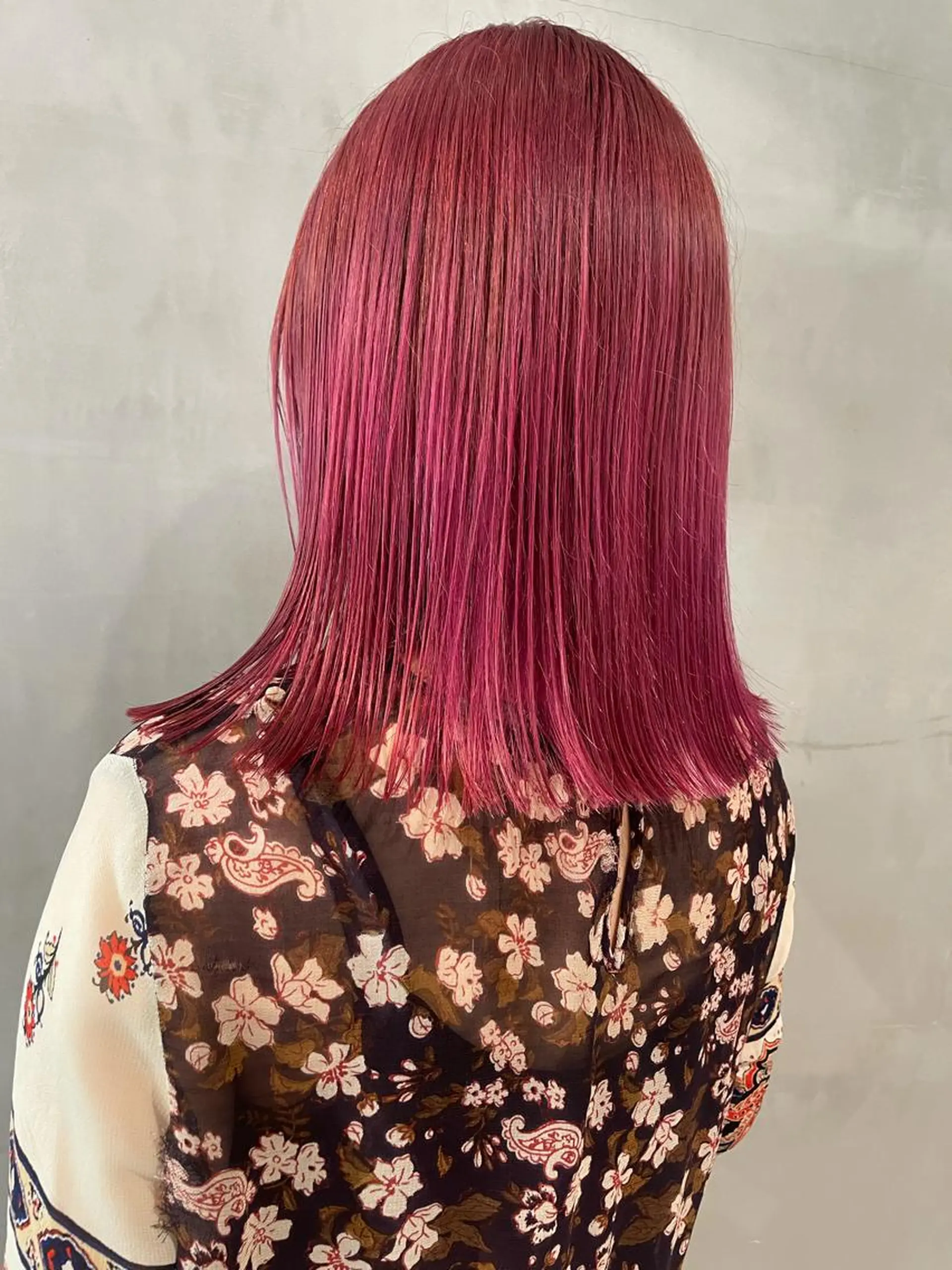 ミディアム カラー ヘアカラー トリートメント 優 作のヘアスタイル