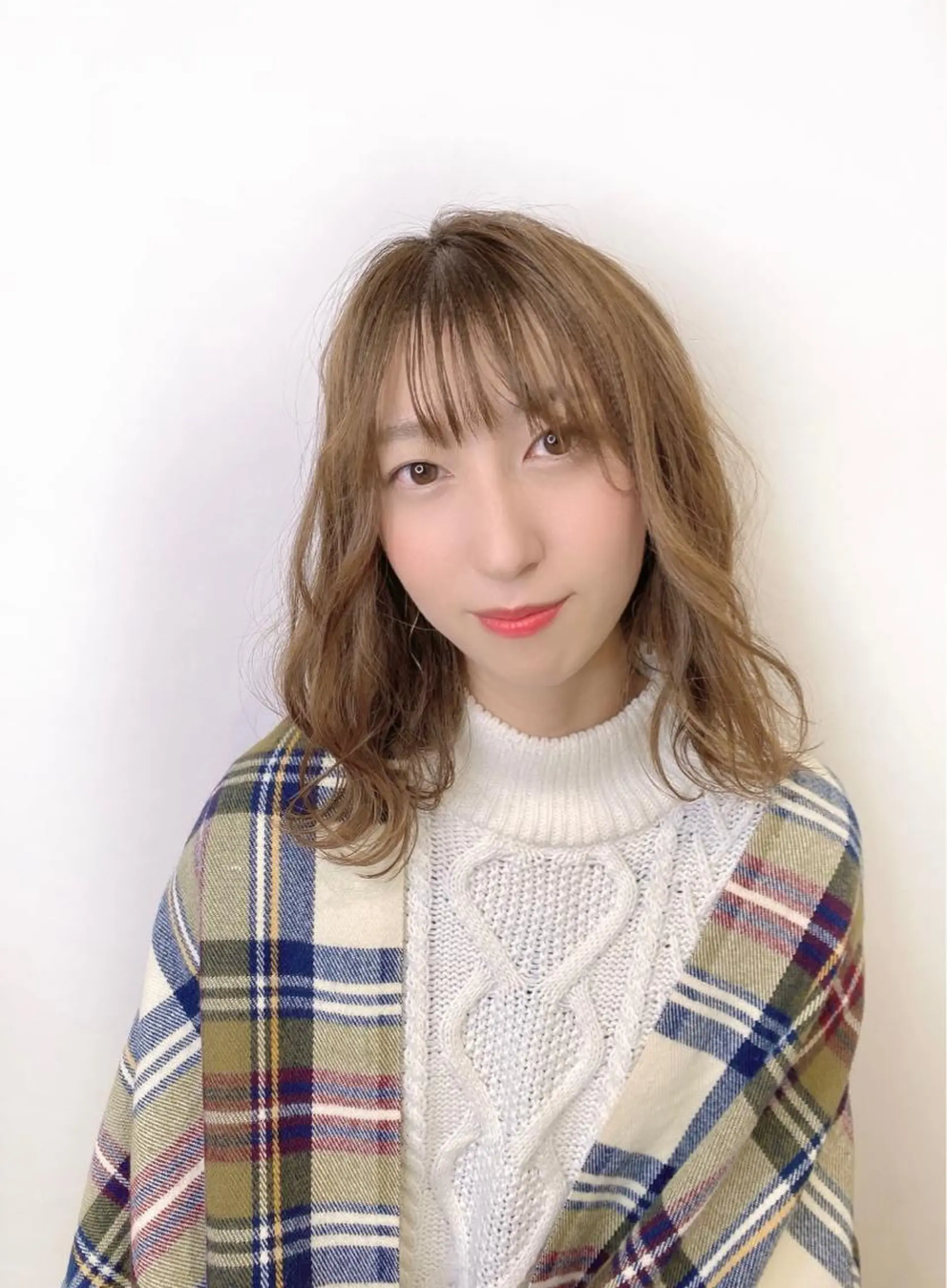 セミロング カット ヘアカラー トリートメント Maison 寺尾拓朗のヘアスタイル