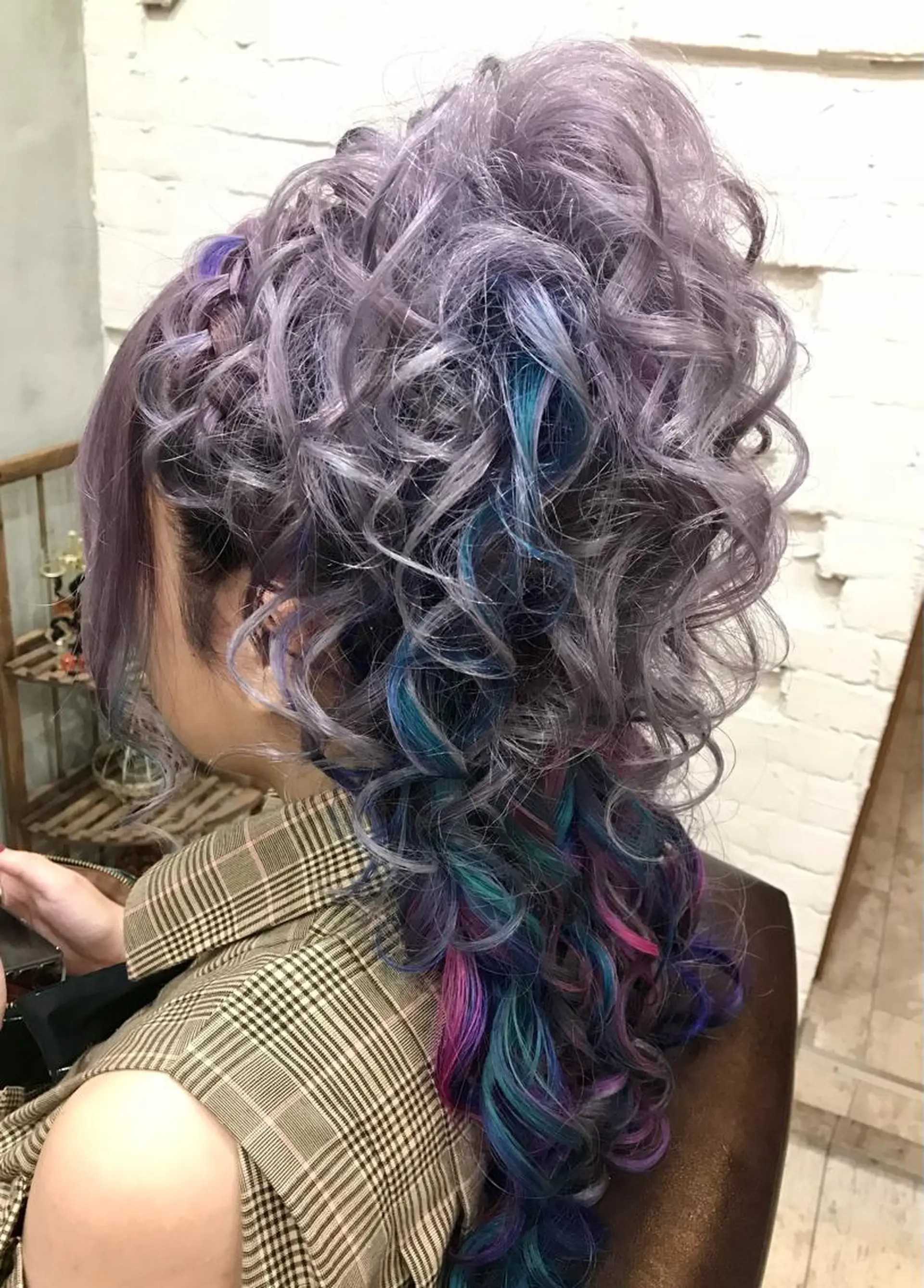 ロング まつパ・ヘアセット ♡Chinami♡のマツエク・マツパデザイン