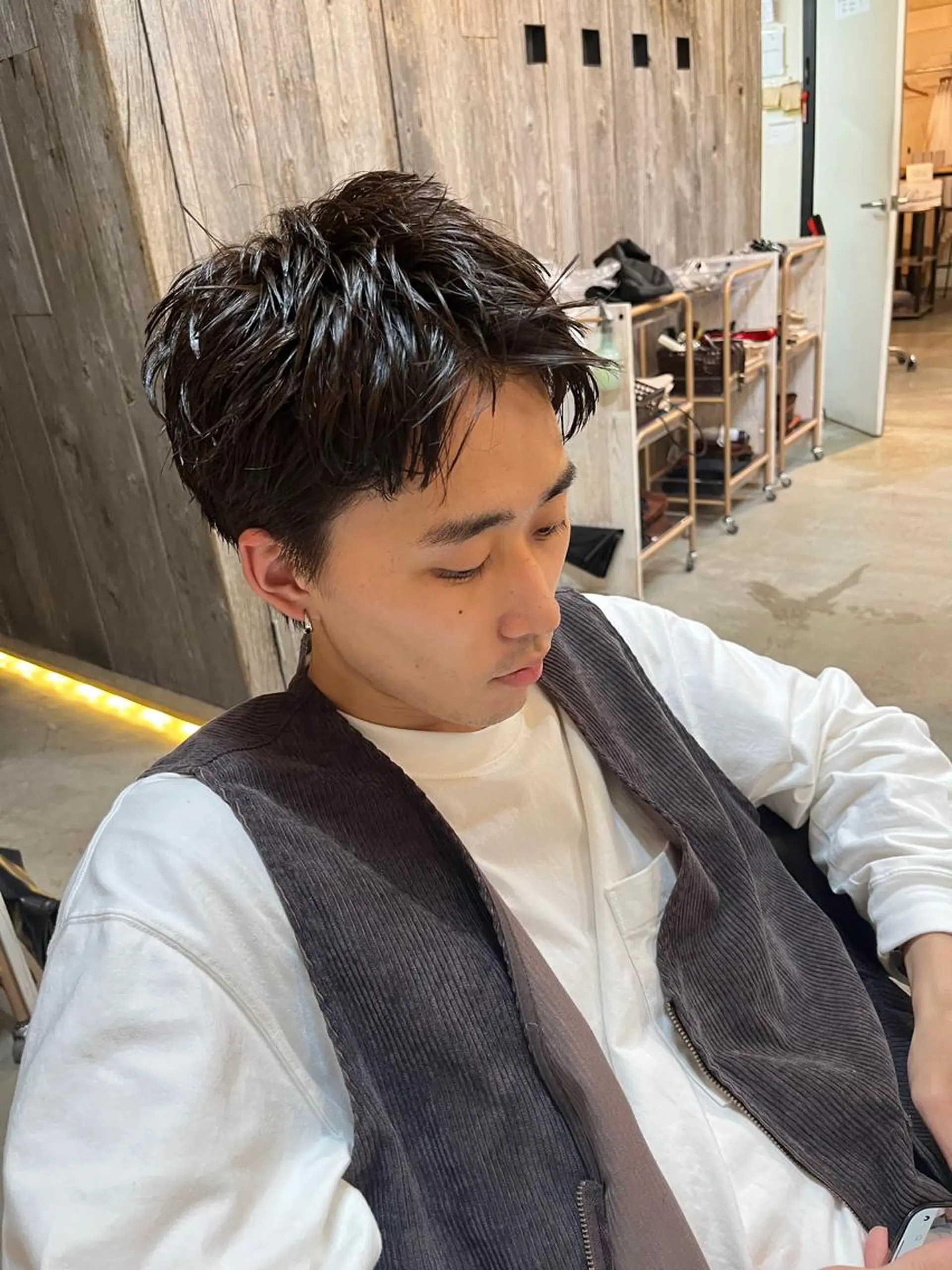 メンズ 三品 早妃のヘアスタイル